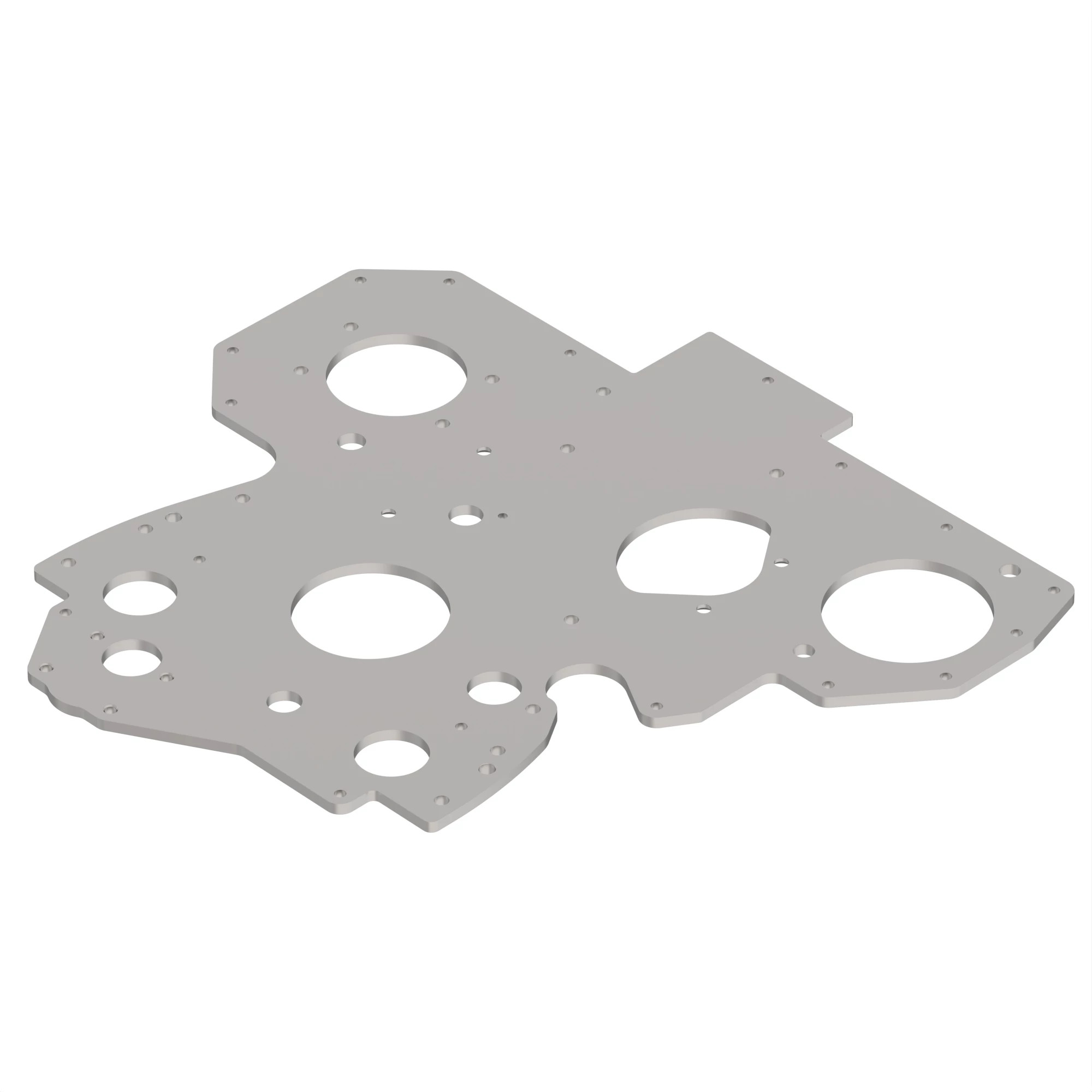 John Deere Cylinder Block Front Plate - DZ113854