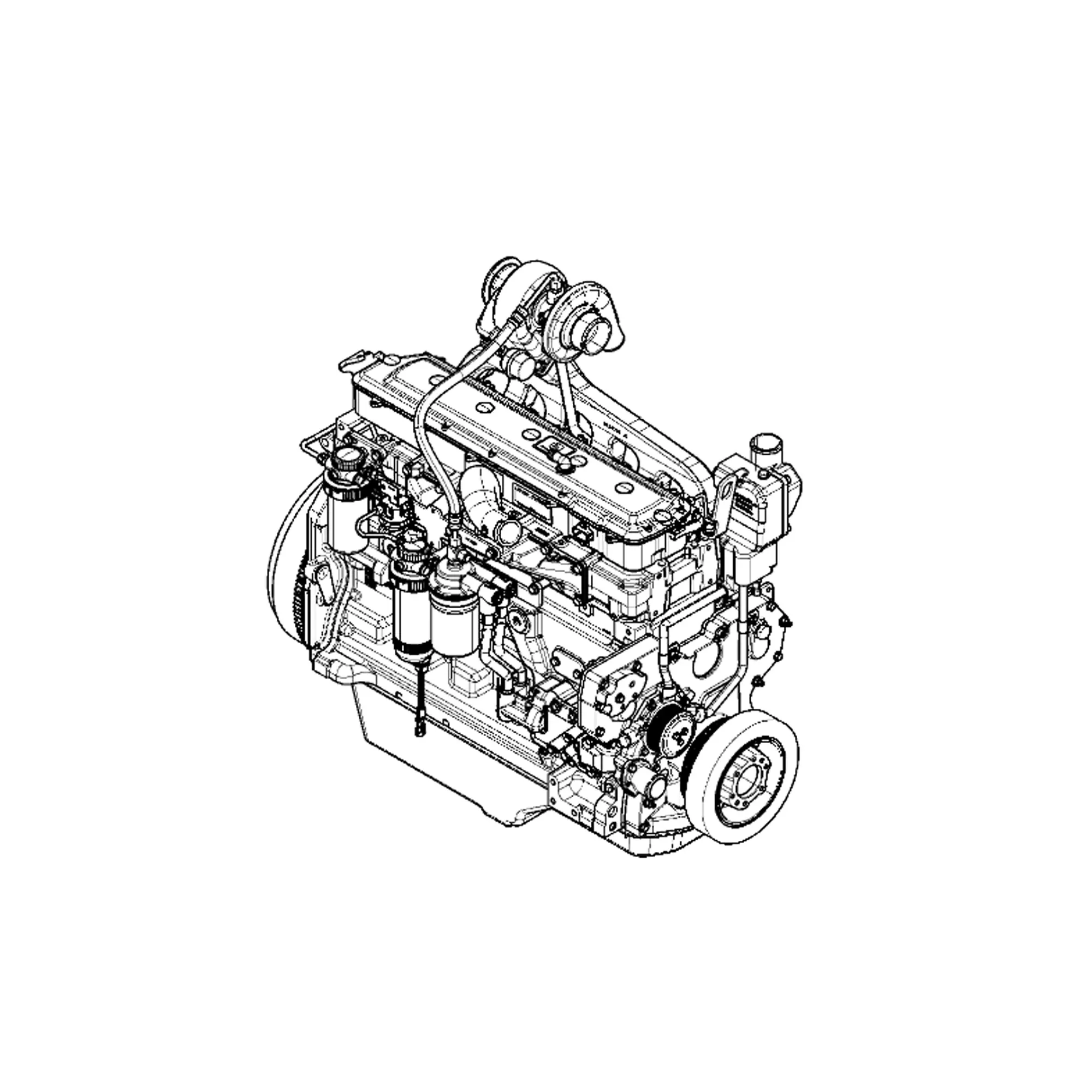 John Deere Reman REMAN Diesel Engine, 6.8 Liter - SE501271