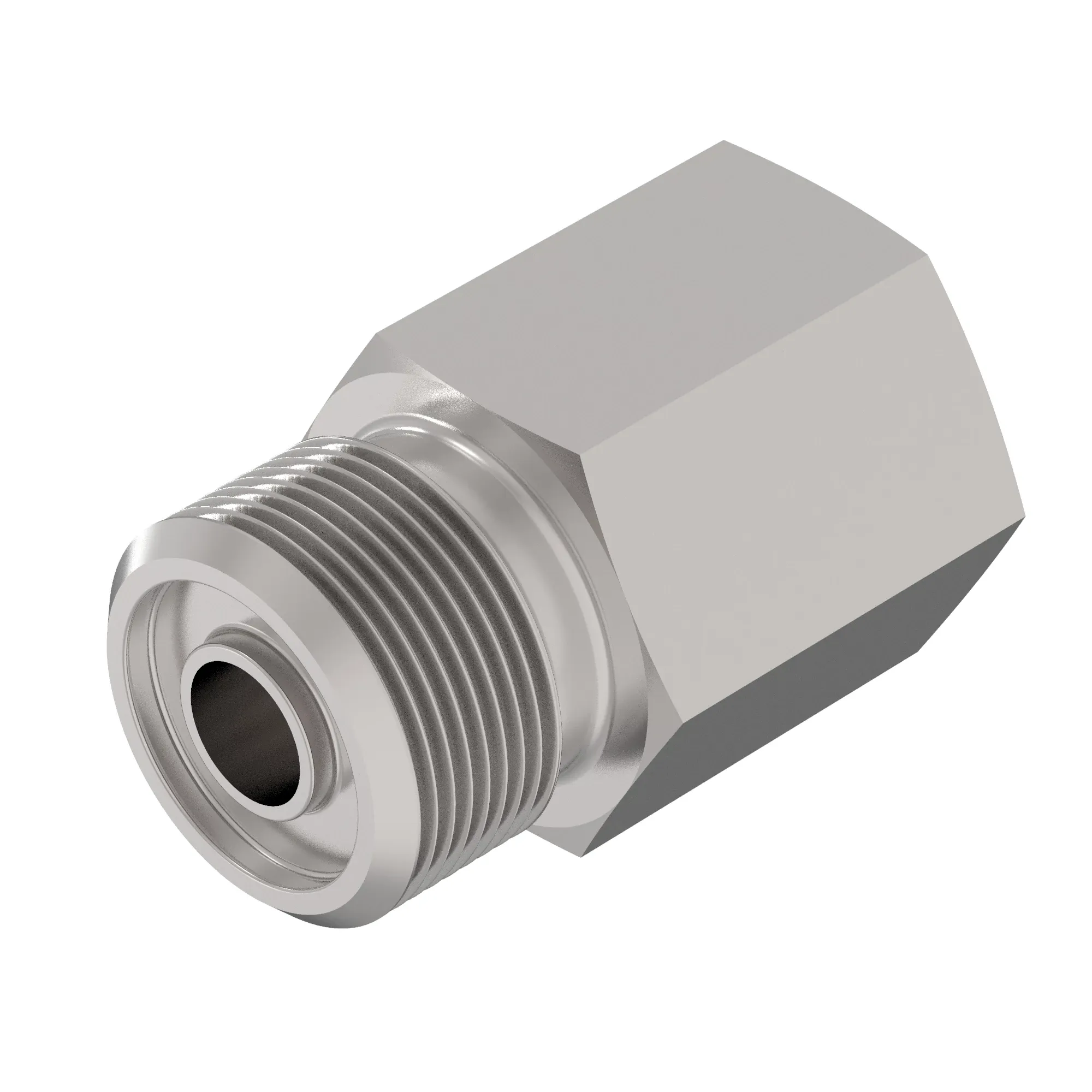 John Deere Male to Female Straight Pipe Adapter Fitting - T429379