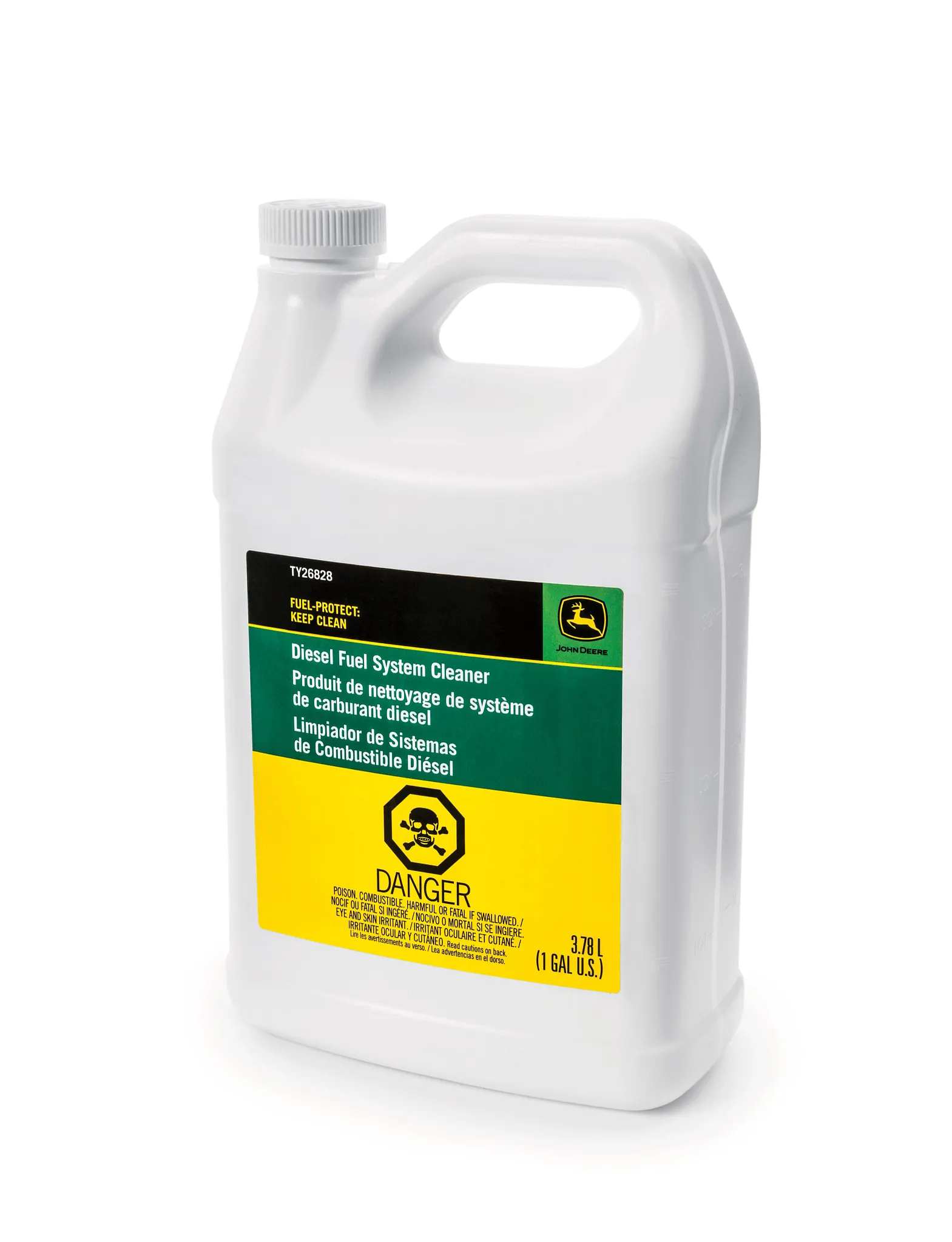 John Deere Diesel Fuel System Cleaner, Fuel-Protect™, Keep Clean Solution, 3.78 Liter (1 Gallon) - TY26828