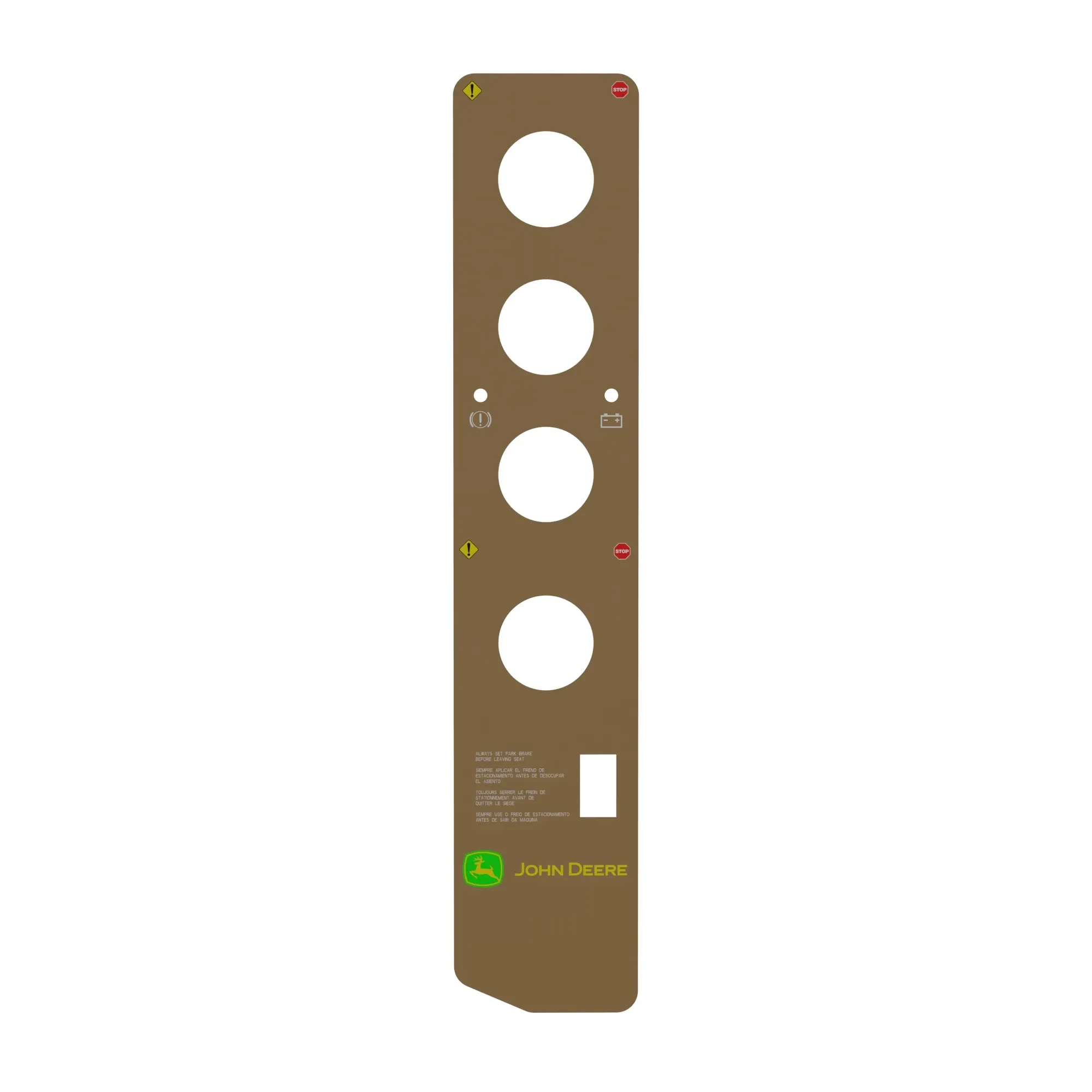 John Deere Gauge Panel Label - CB01493777