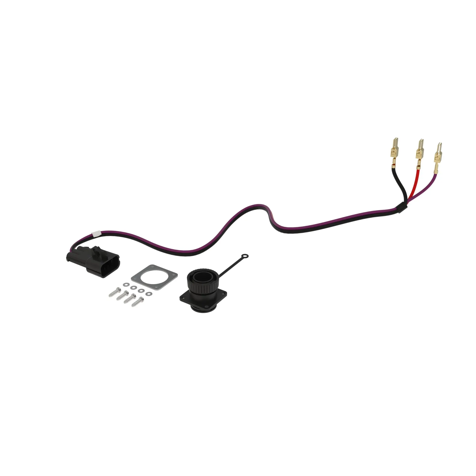 AL205868; MHM1537; Three-pin power socket; Power Outlet Socket, C-Post SAE, 8240, Operator´s Station and Controls
