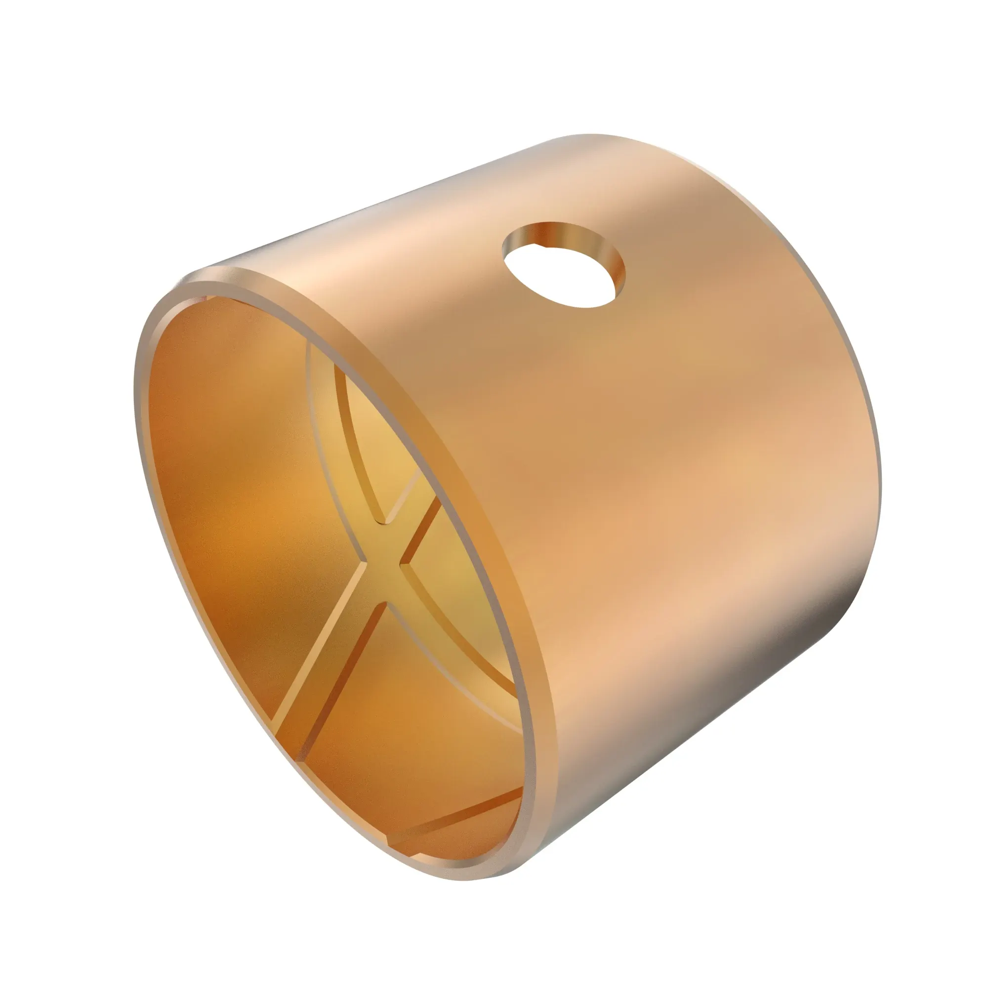 John Deere Cylindrical Alloy Bushing with Hole - H201736