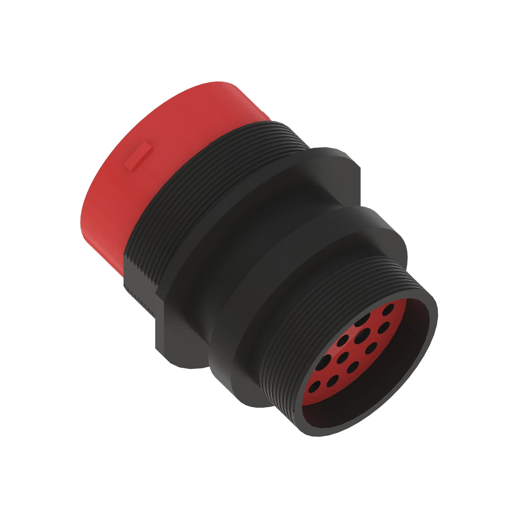 CONN DEUTSCH HDP20 F 21W BLK PLSTC