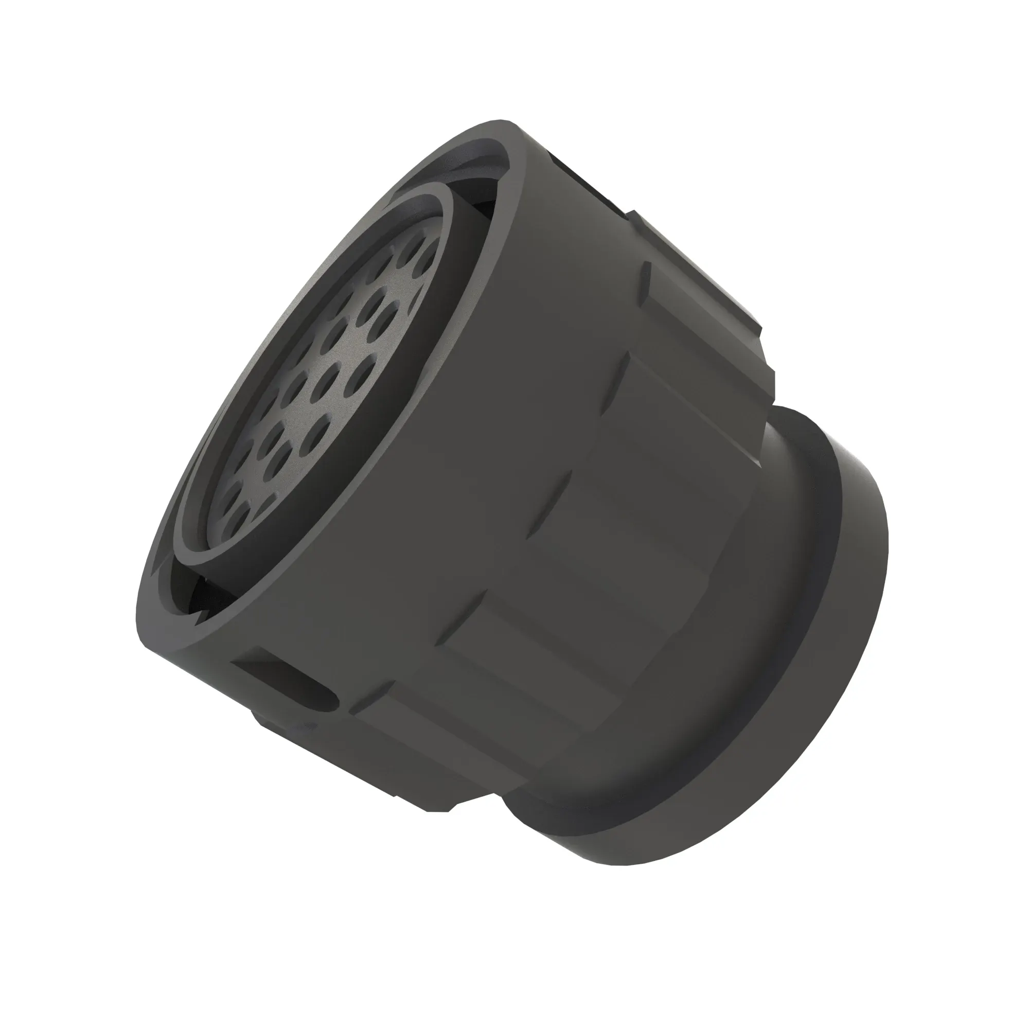 John Deere Black External Electrical Connector Housing - 57M12974
