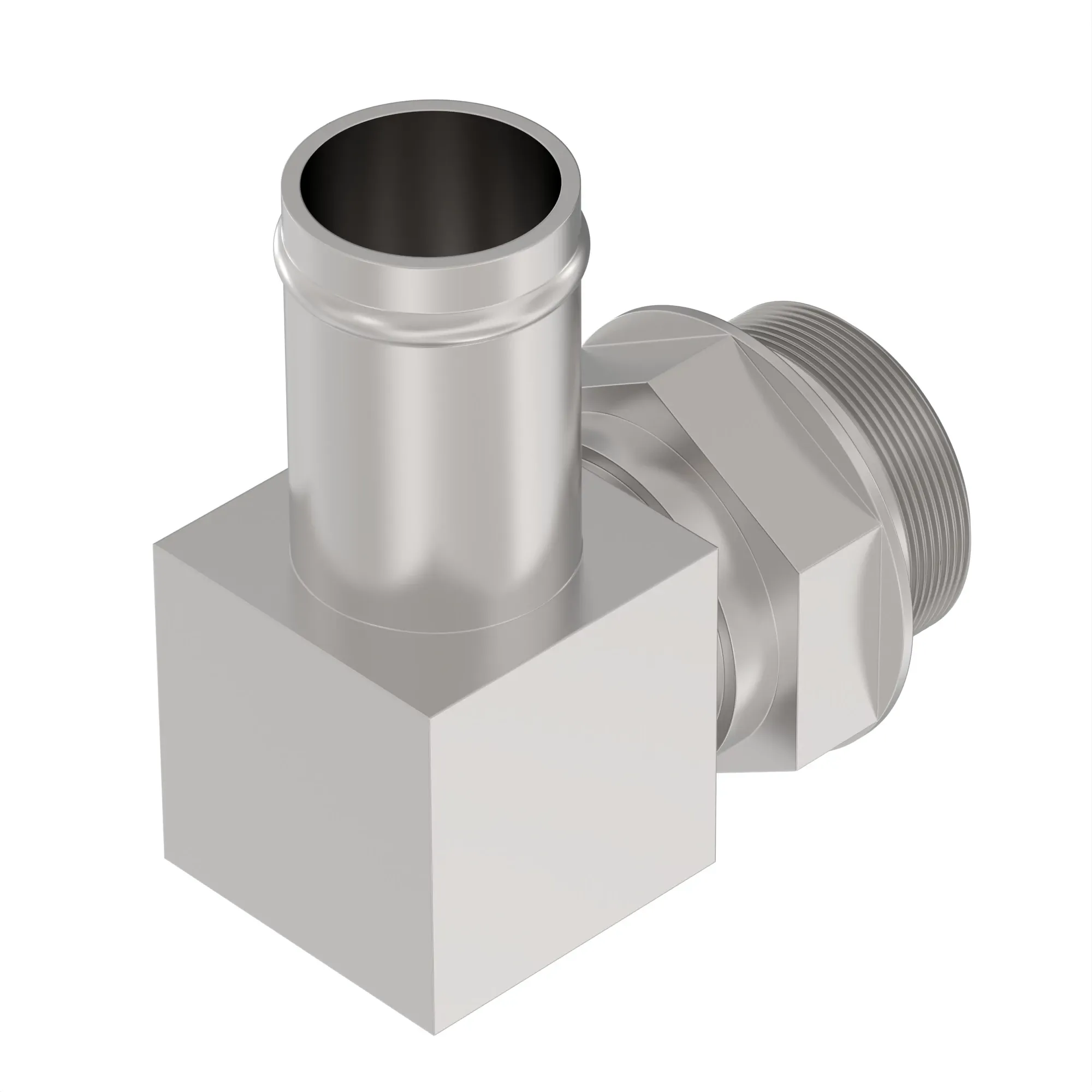 John Deere 90 Degree barb Hose Fitting - TR132971