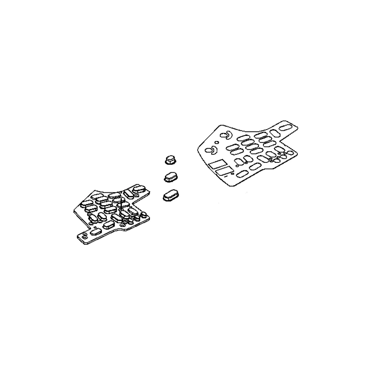 Fitting Kit, Elastomeric Keypad Ass