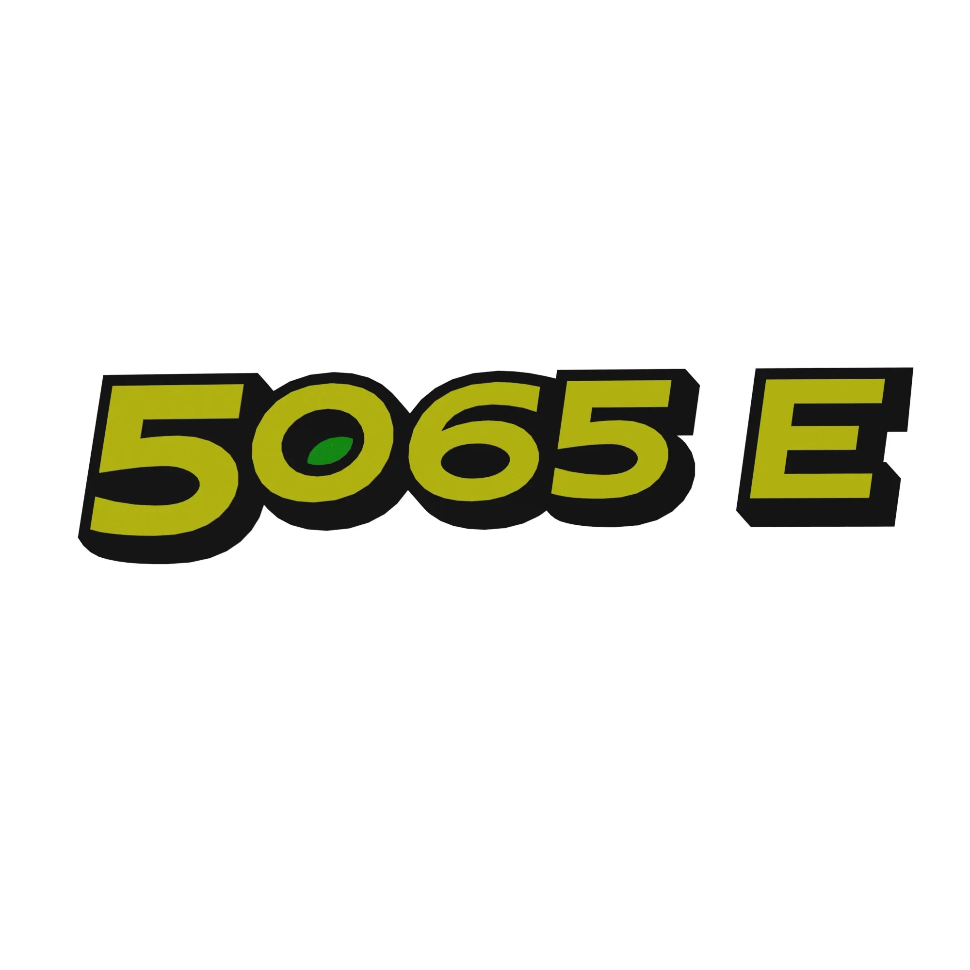 John Deere 5066 Model Designation Label, Left Side - R265377