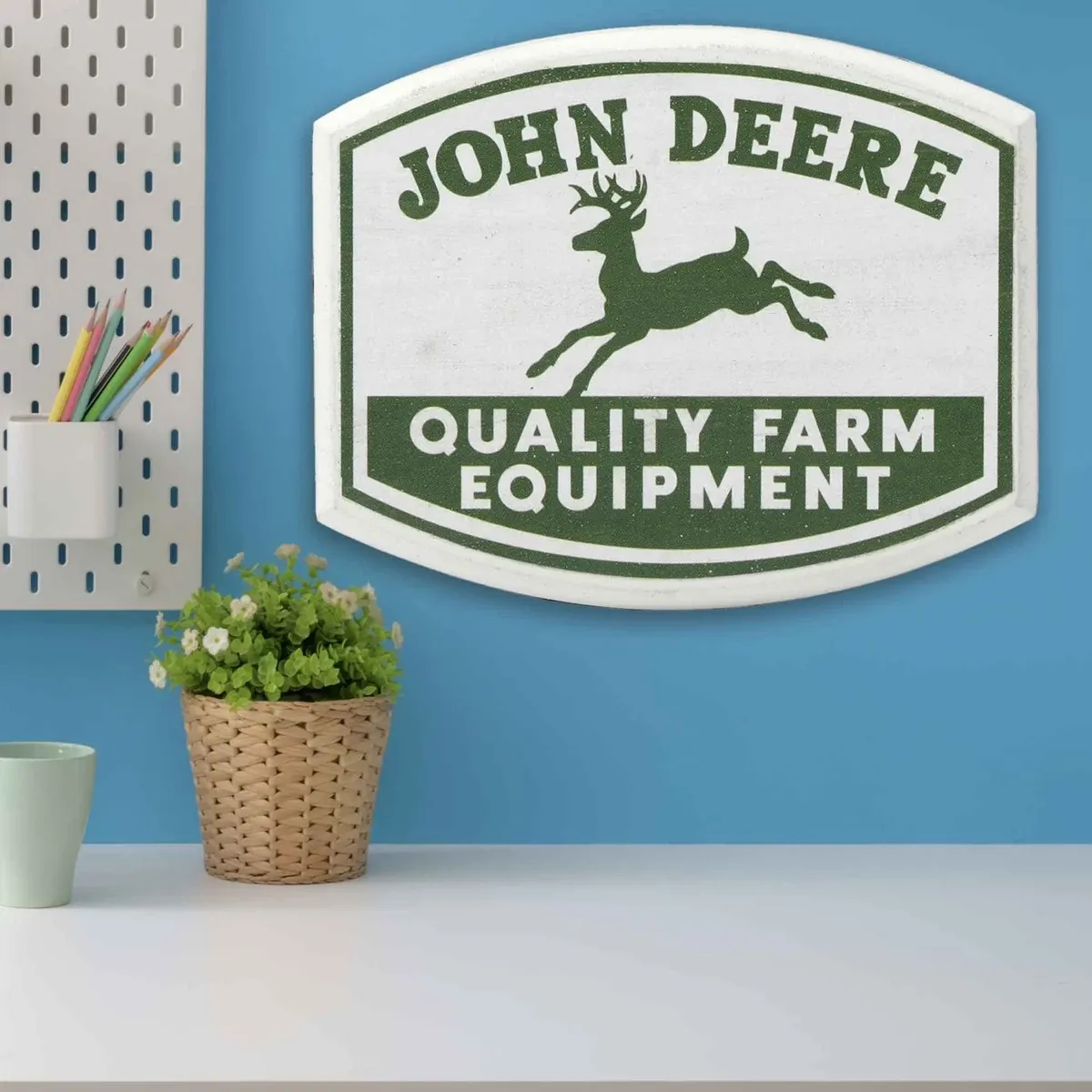 Quality Farm Equipment Wood Magnet