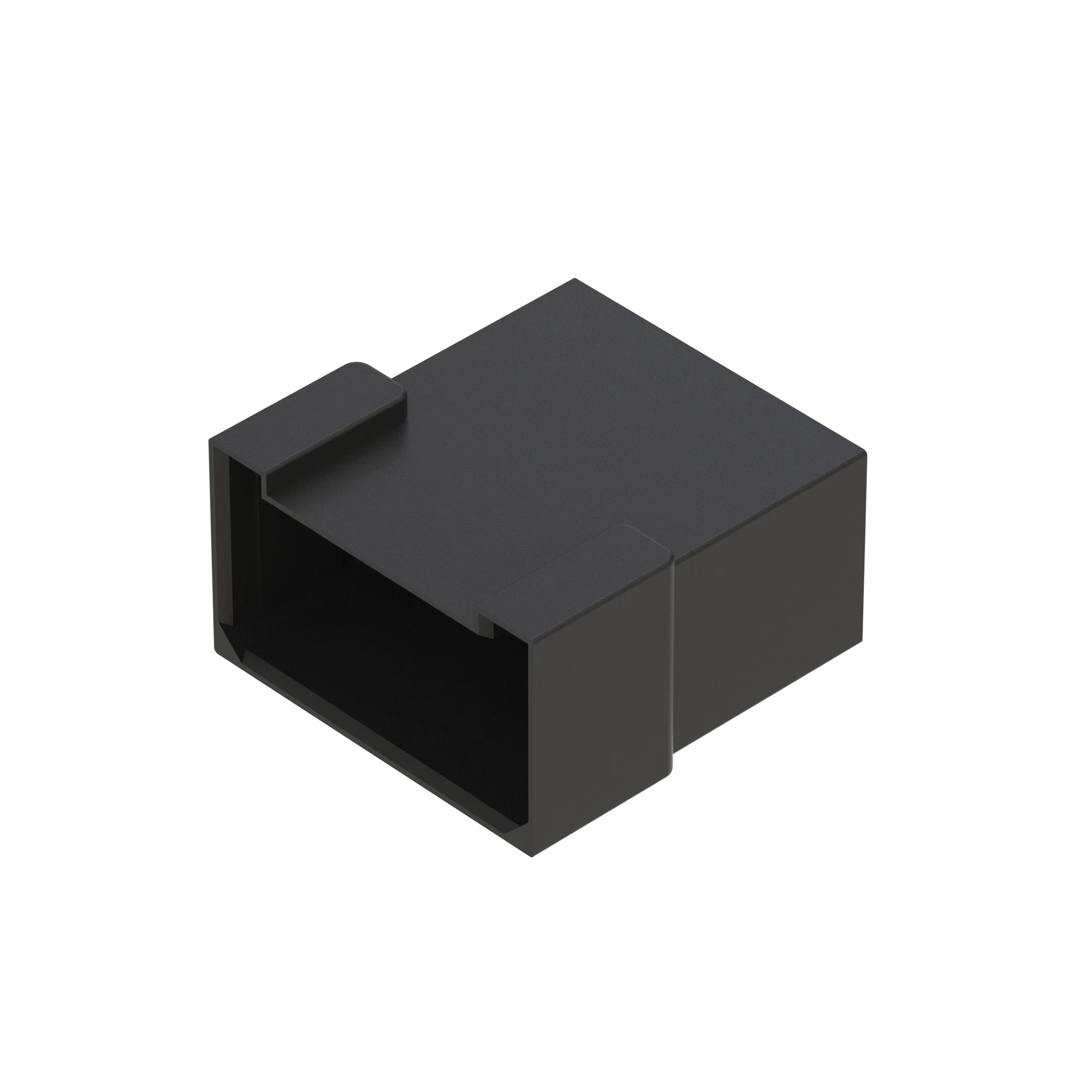 CONN TYCO FASTON 6W F BLK NYLON