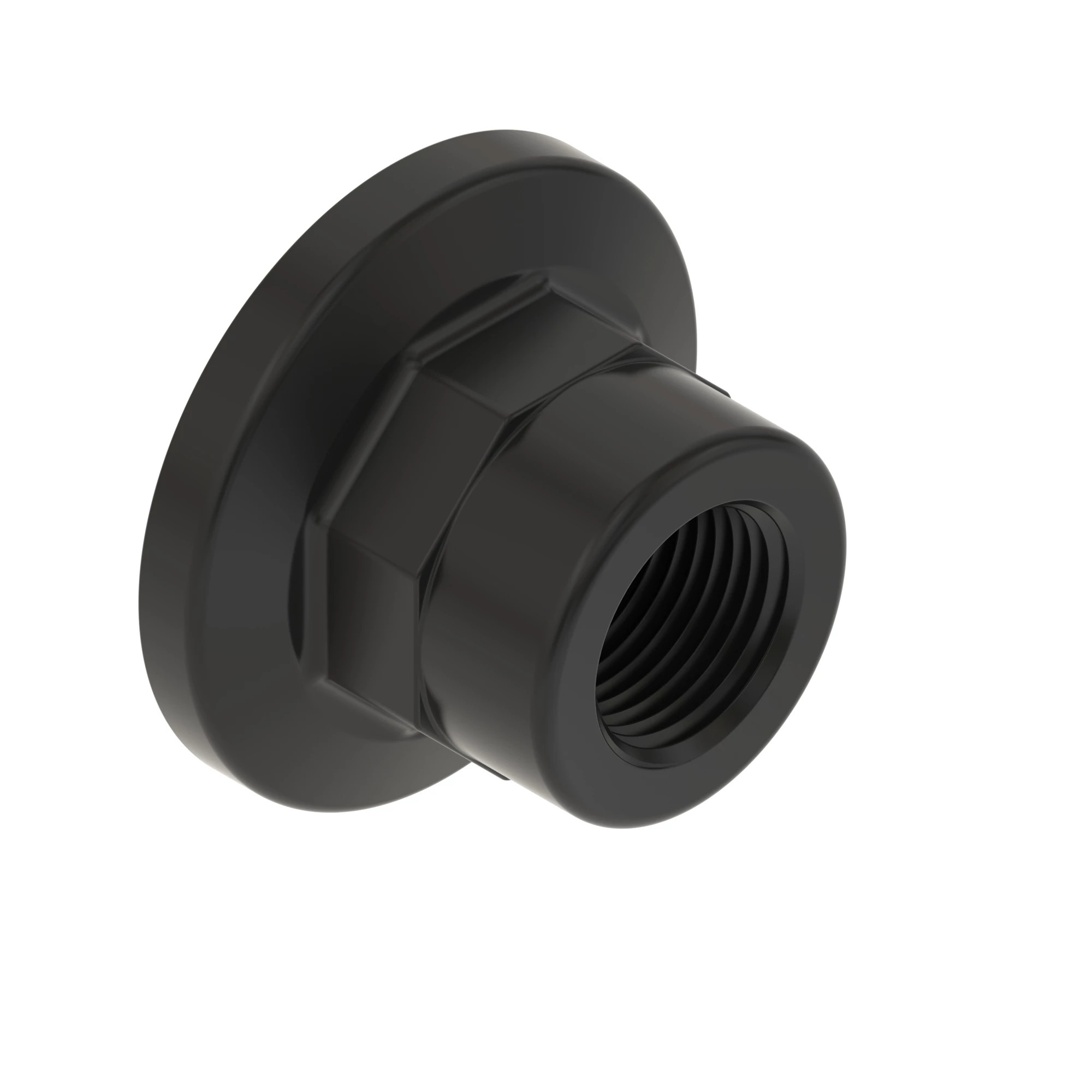 PLUG, FITTING, 1" FLANGE CAP W/ 1/2