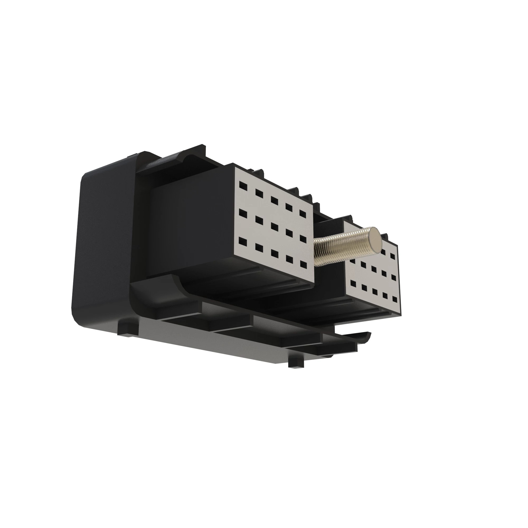 John Deere Black External Electrical Connector Housing, 30 Cavities - 57M8774