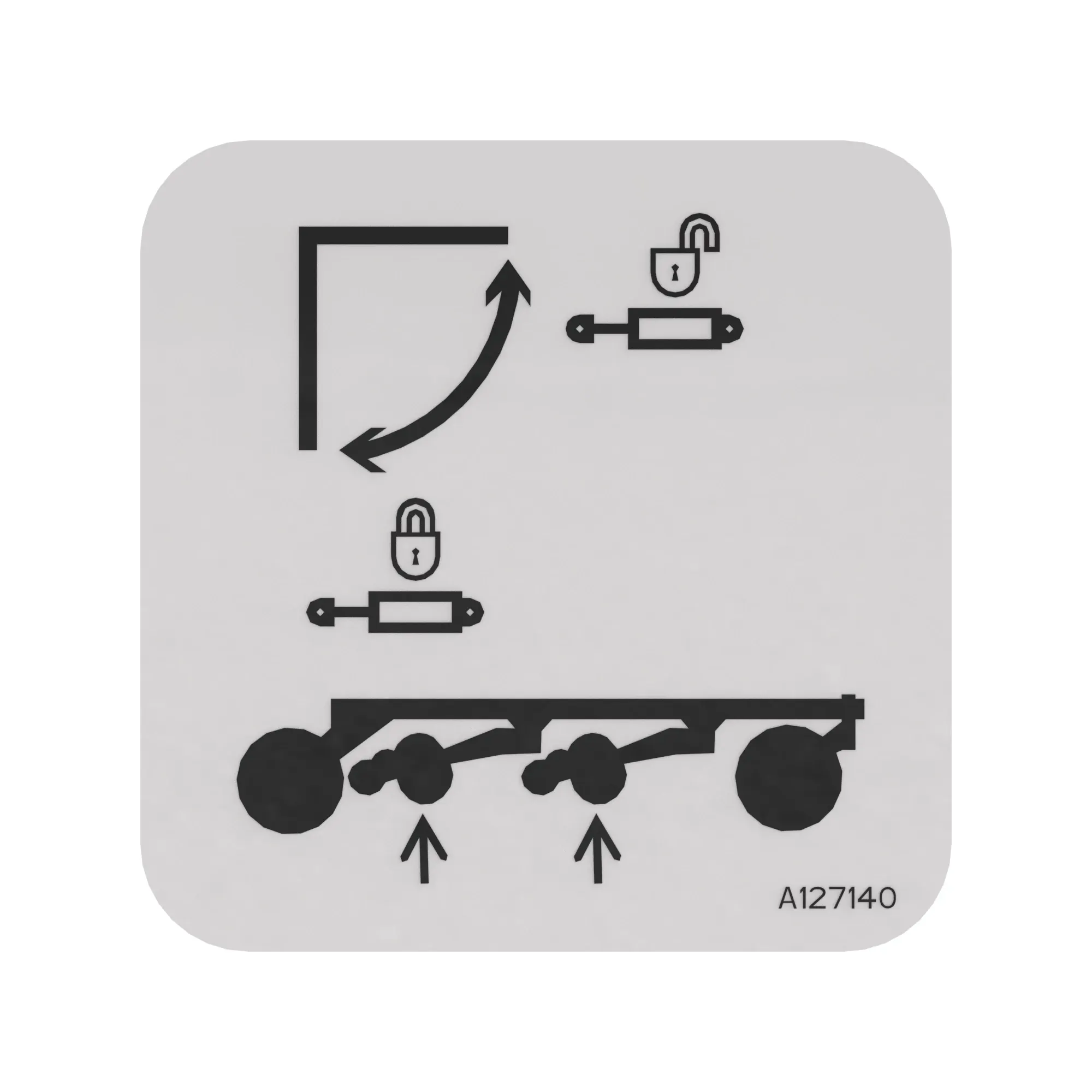 John Deere Information Sign - A127140