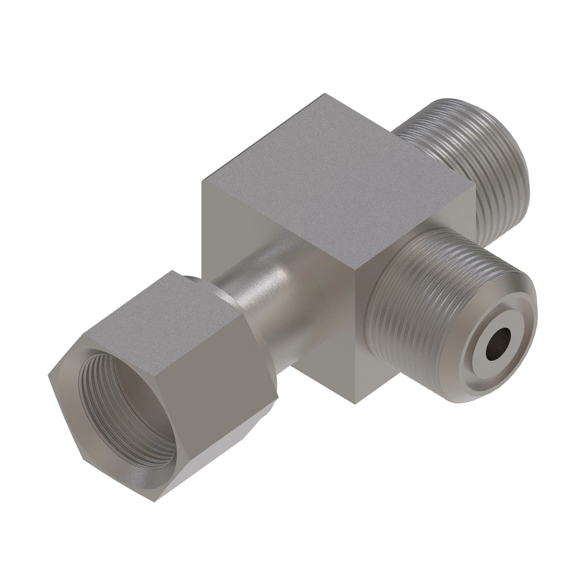 Fitting, Cross, -8 Swivel