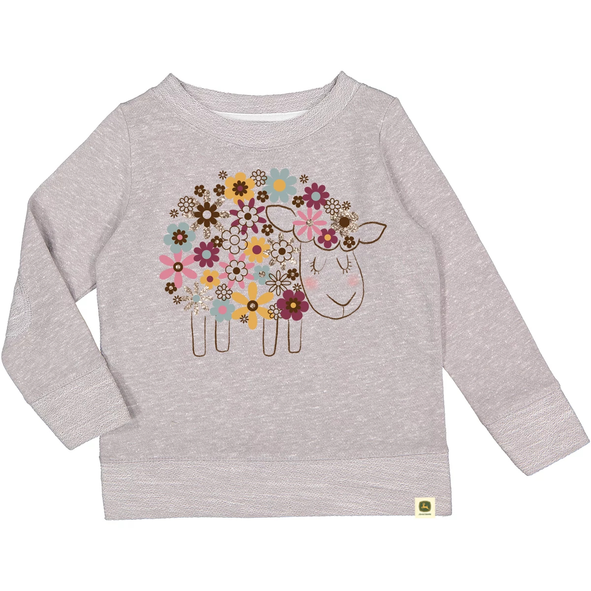 "Do Good Today - Floral Sheep Crewneck Sweatshirt - XLarge"