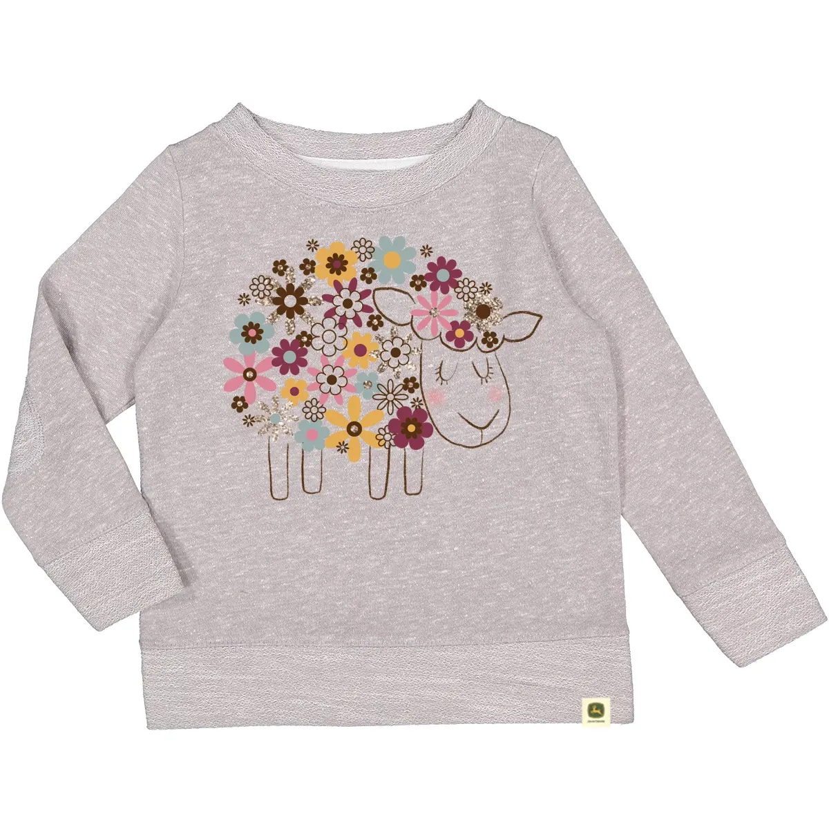"Do Good Today - Floral Sheep Crewneck Sweatshirt - XLarge"