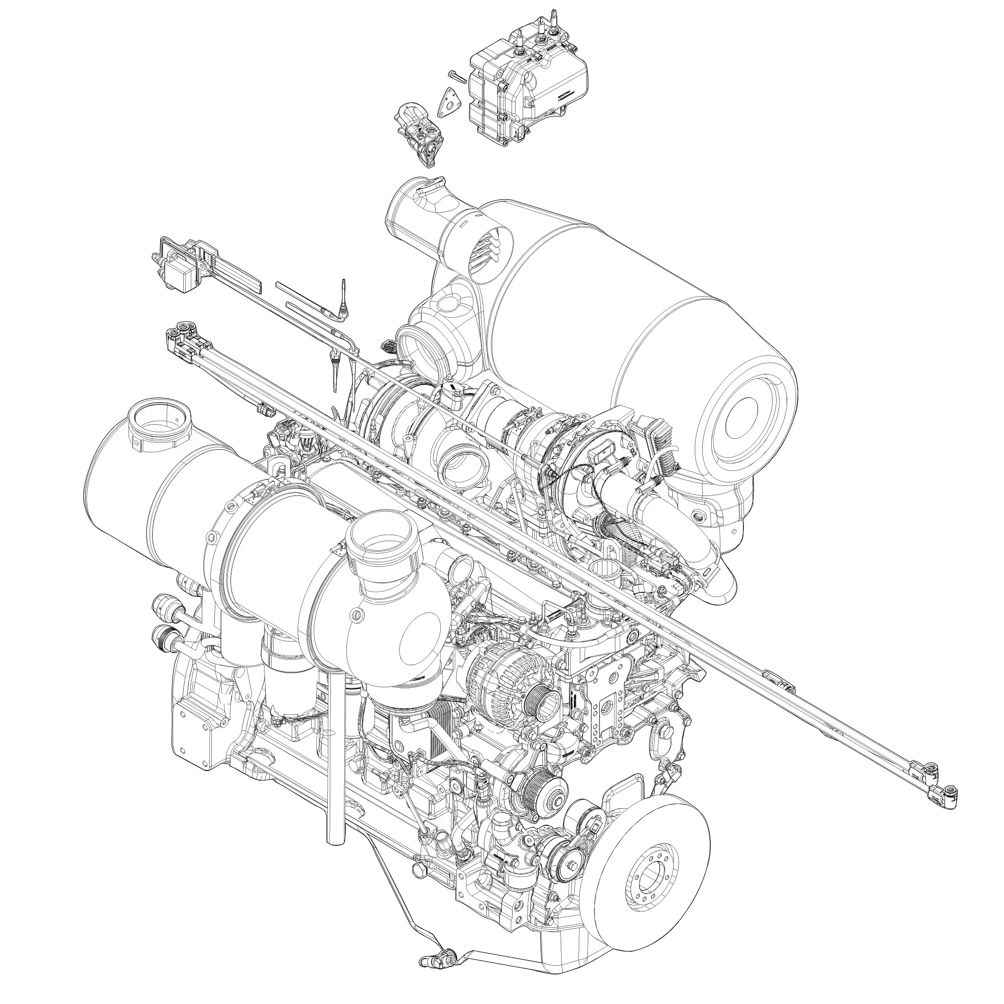 John Deere Diesel Engine, 6.8 Liter - SZ10024