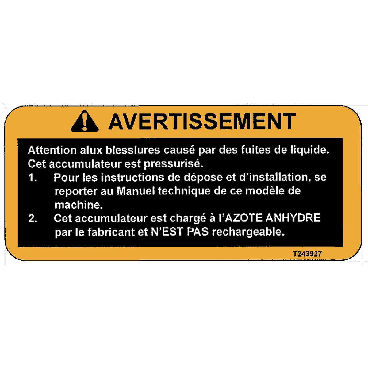 Label, Accumulator, French