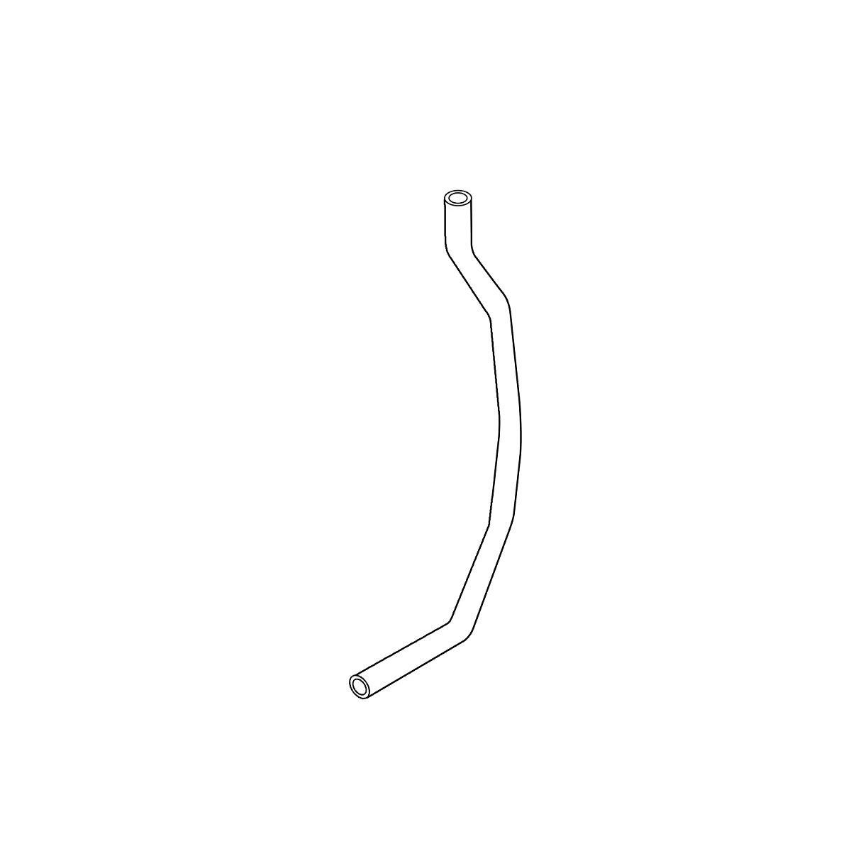 John Deere Clutch Control Valve Pressure Oil Tube - T25412