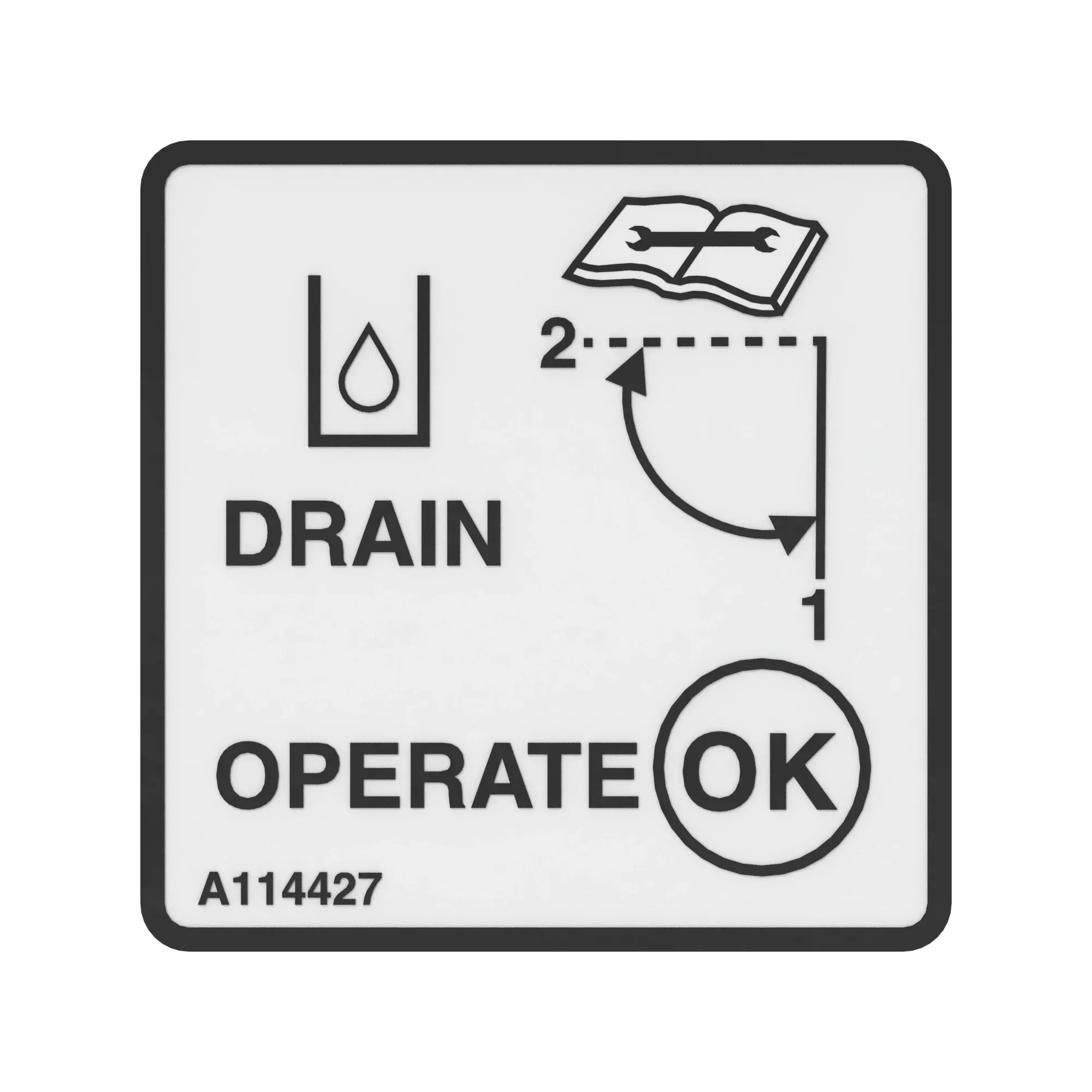 John Deere Information Sign - A114427