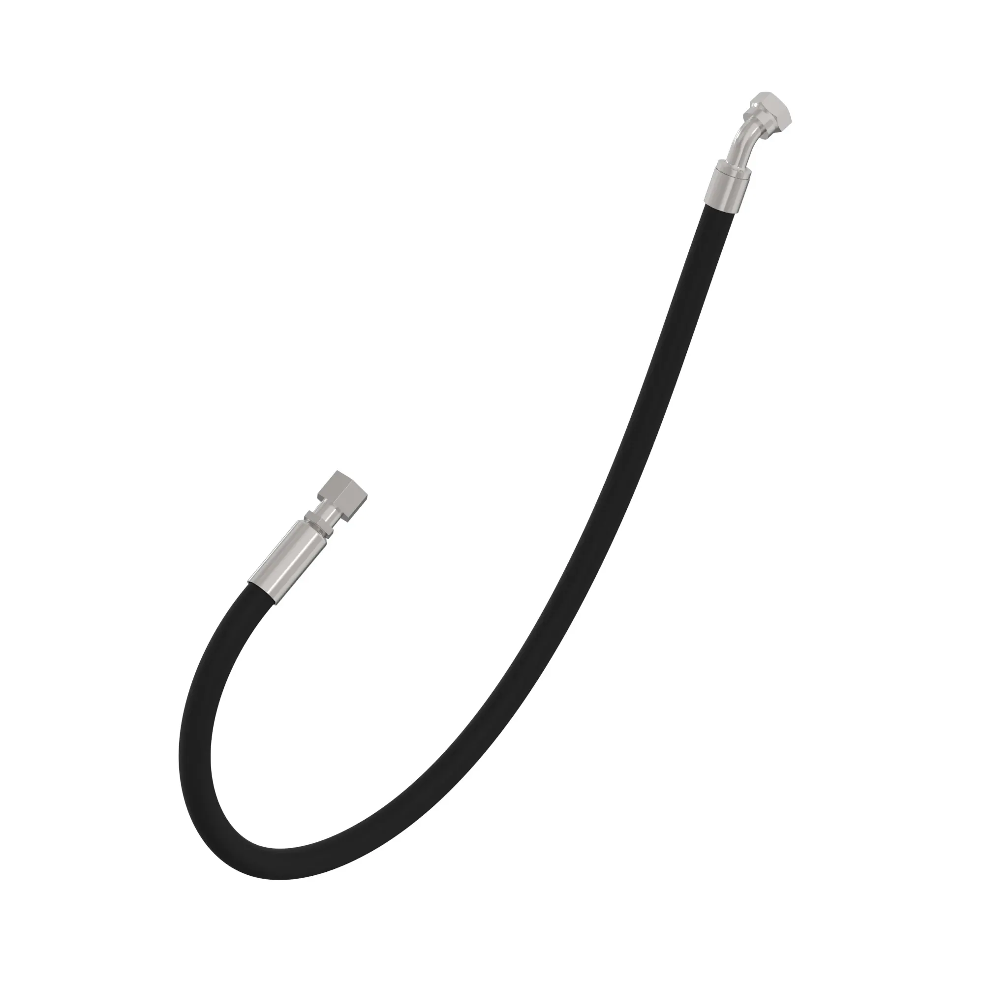 John Deere Feed Roller Hydraulic Hose - AXT17849