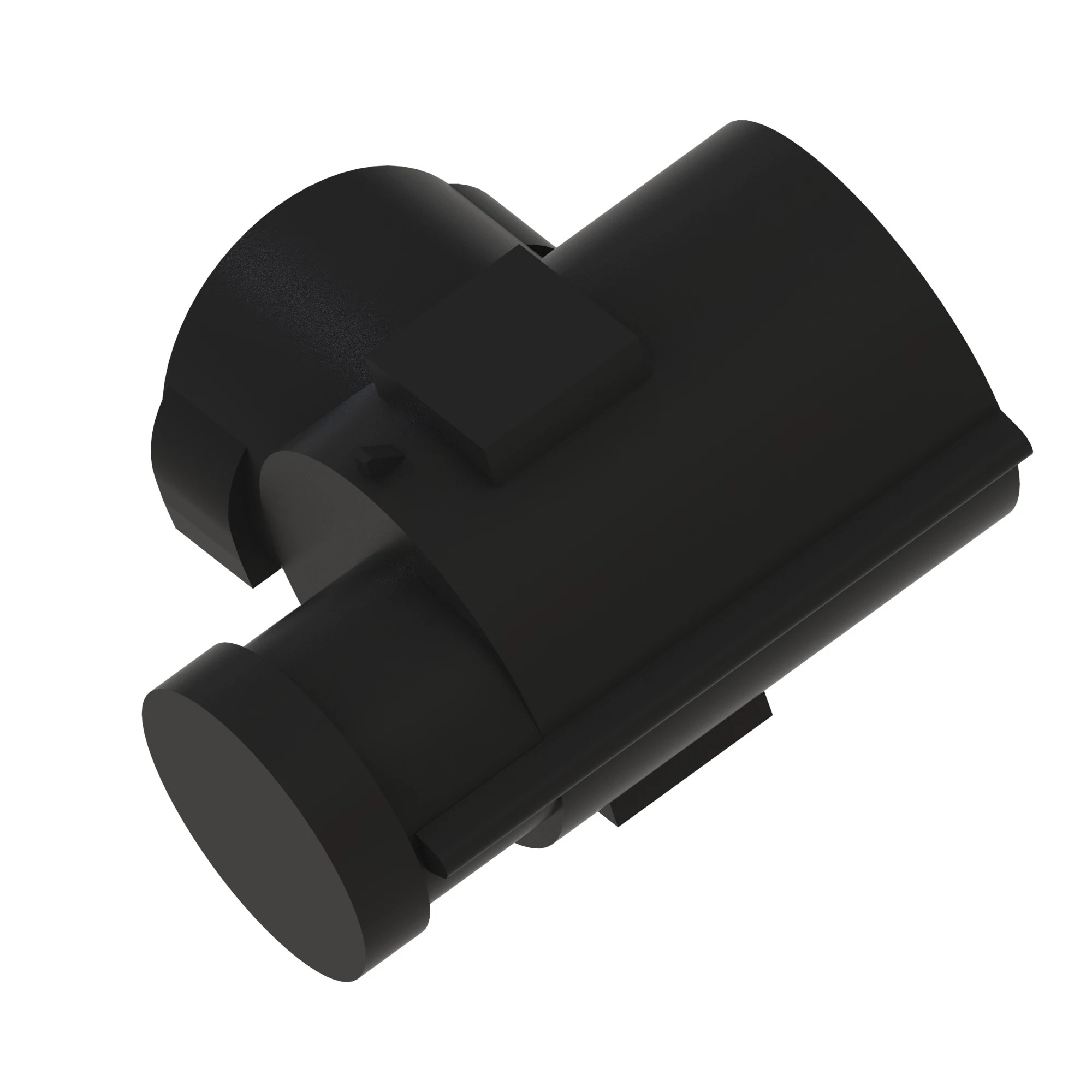 SCHLEMMER T-MANIFOLD BLACK PLSTC