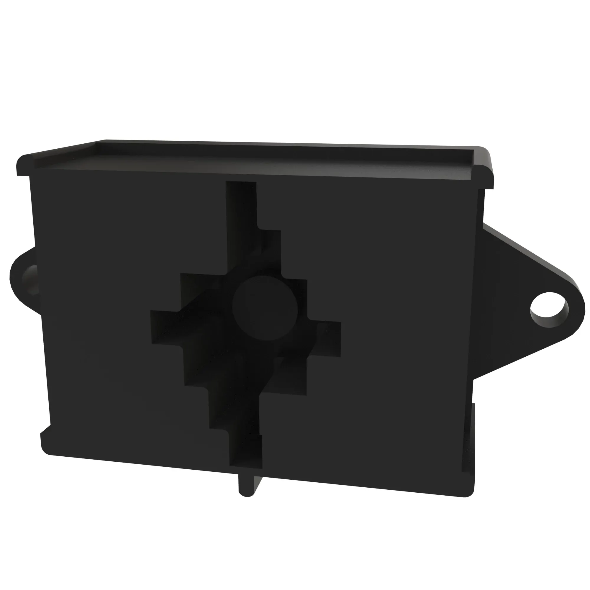 John Deere Black External Electrical Connector Housing, Cavities 56 - 57M9426