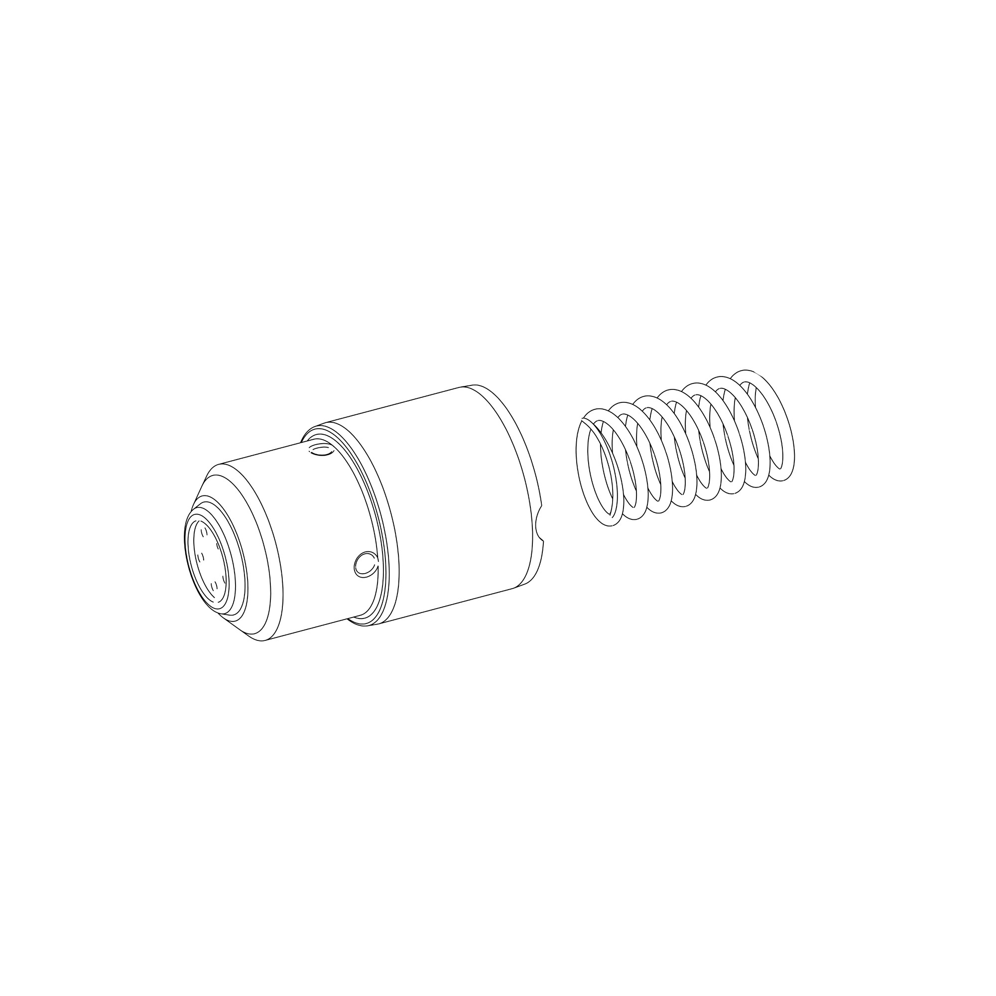 SPOOL KIT, POPPET W/ PRESSURE RV AN
