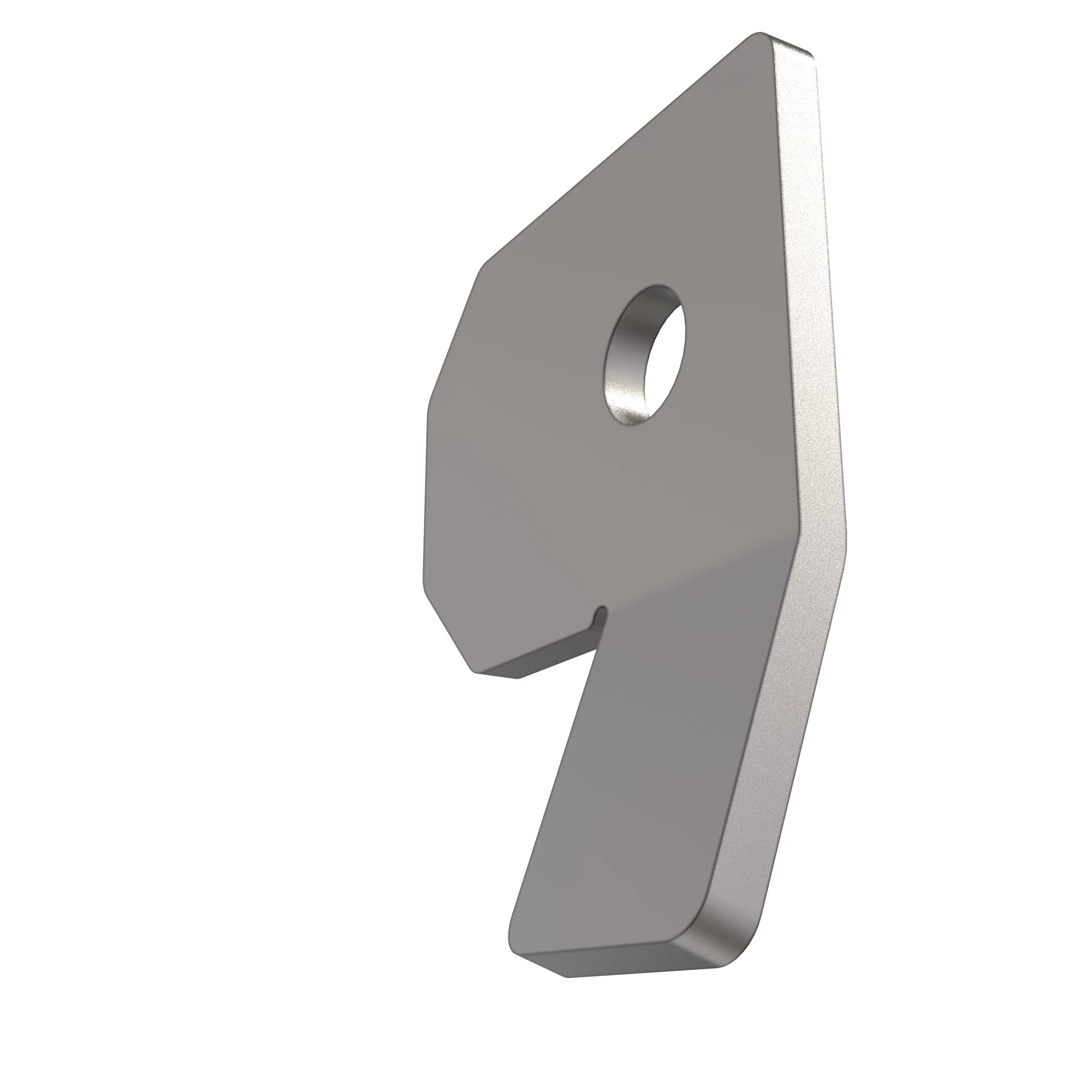 John Deere Lower Rear Feedroll Rotating Scraper - HXE40789