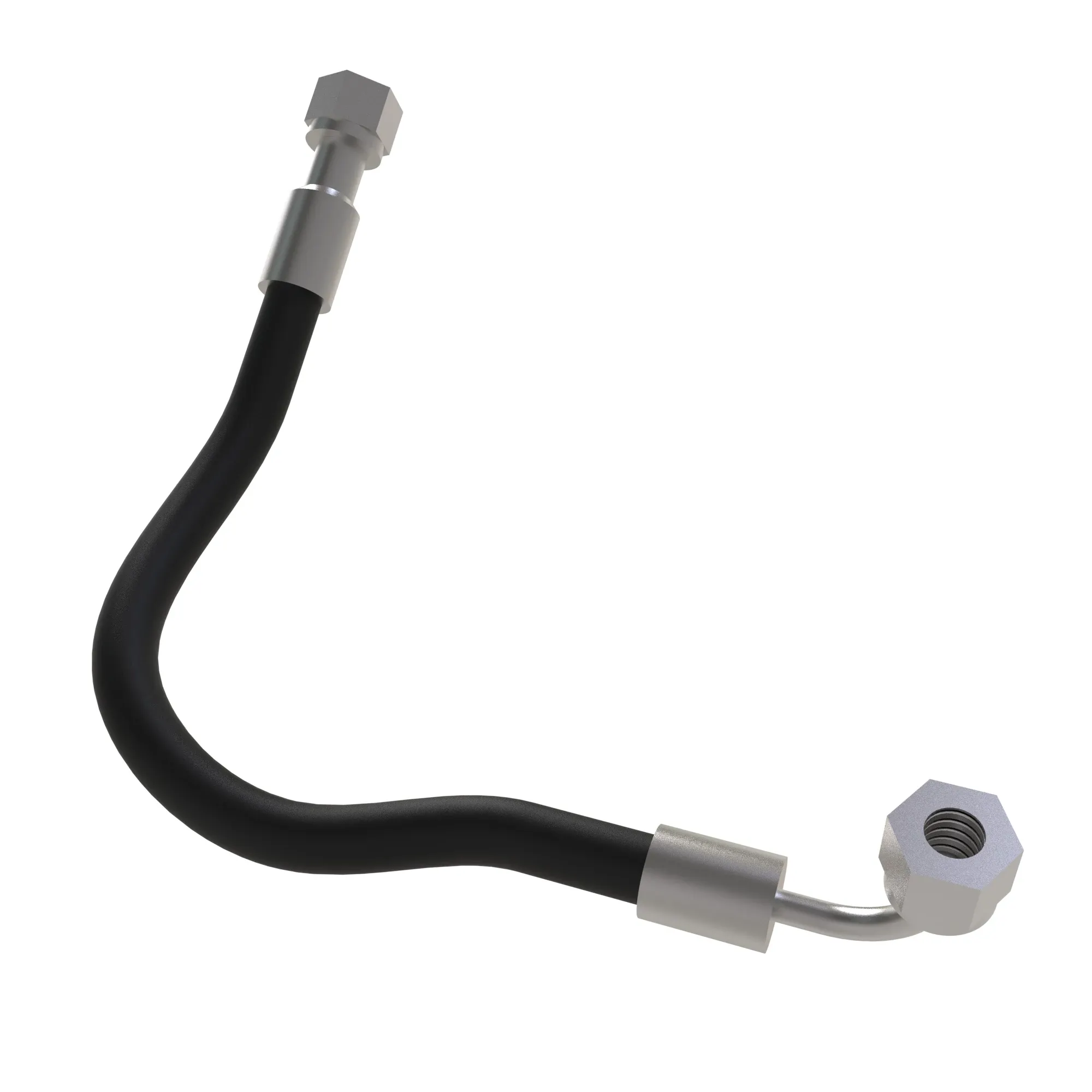 John Deere Reinforced with Metal Rubber Hydraulic Hose - F045444