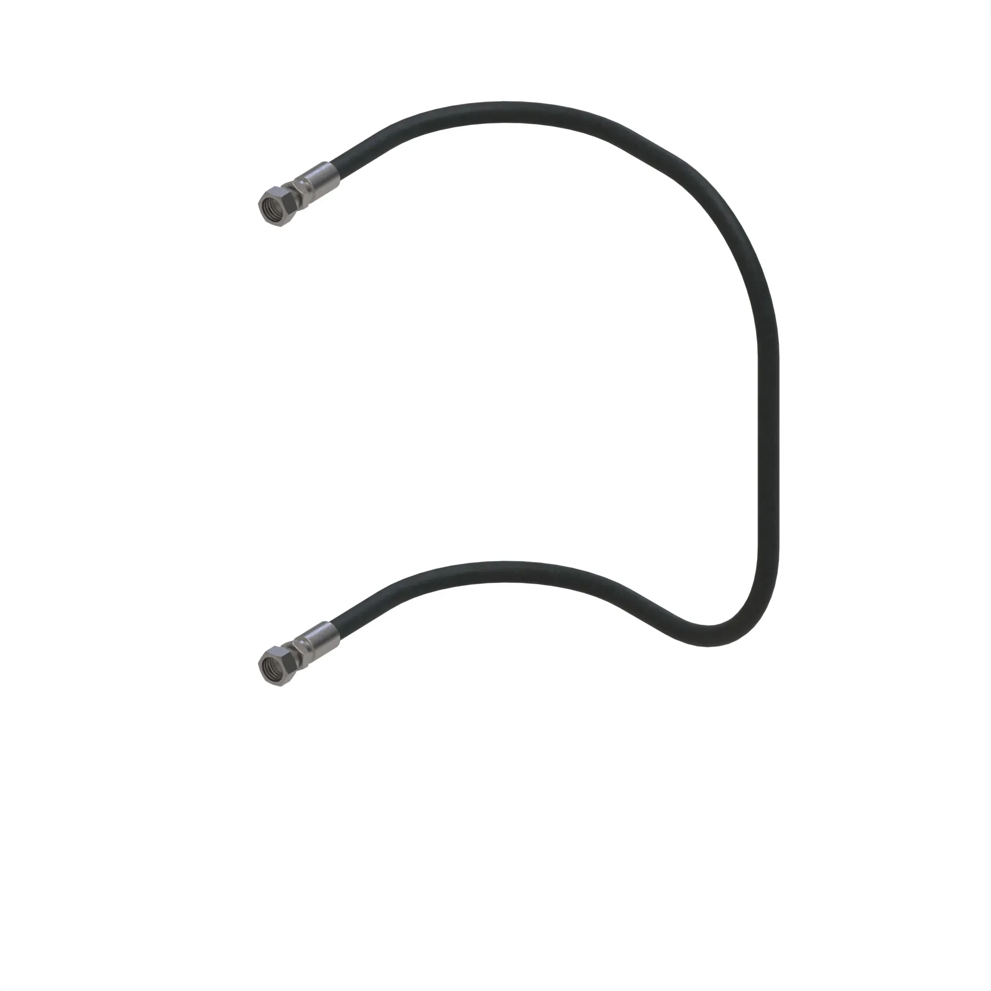 John Deere Right Side Pick-up Drawbar Fabricated Hydraulic Hose - RE199316