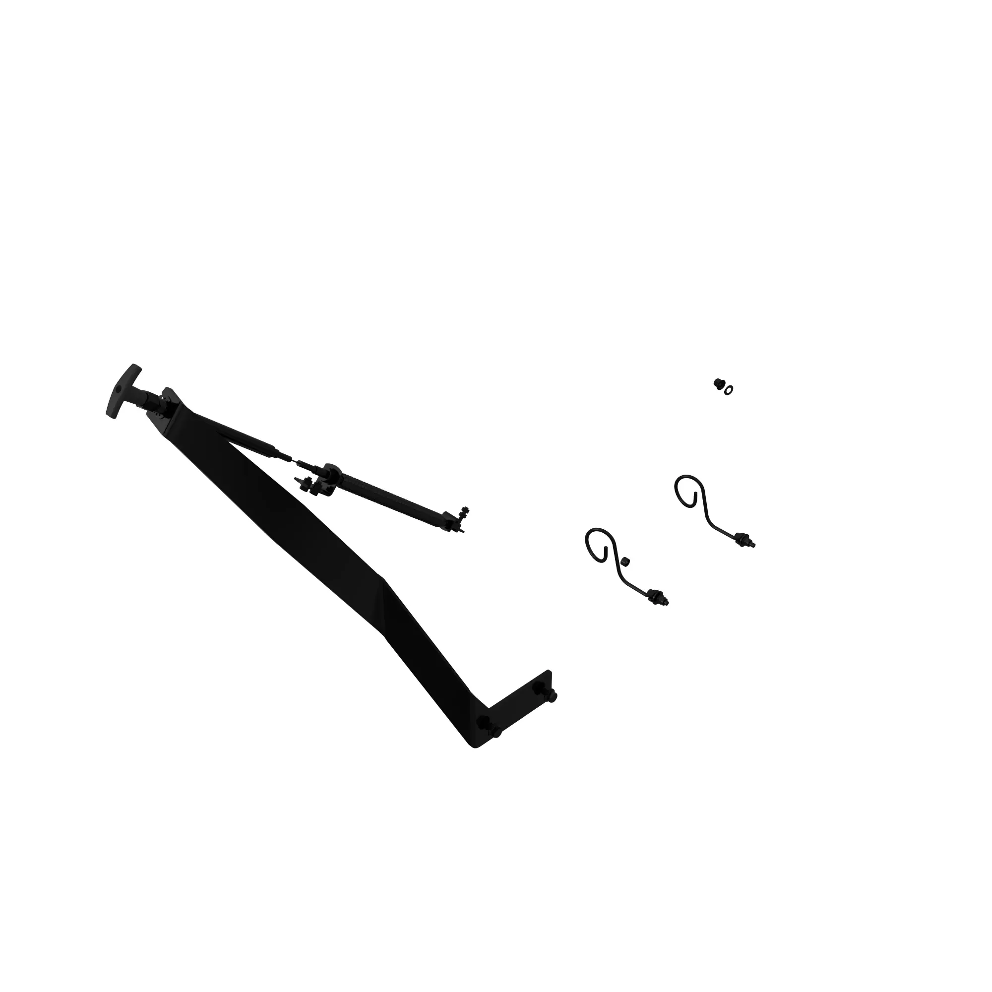 John Deere Remote Spout Bracket Kit - LVB26213