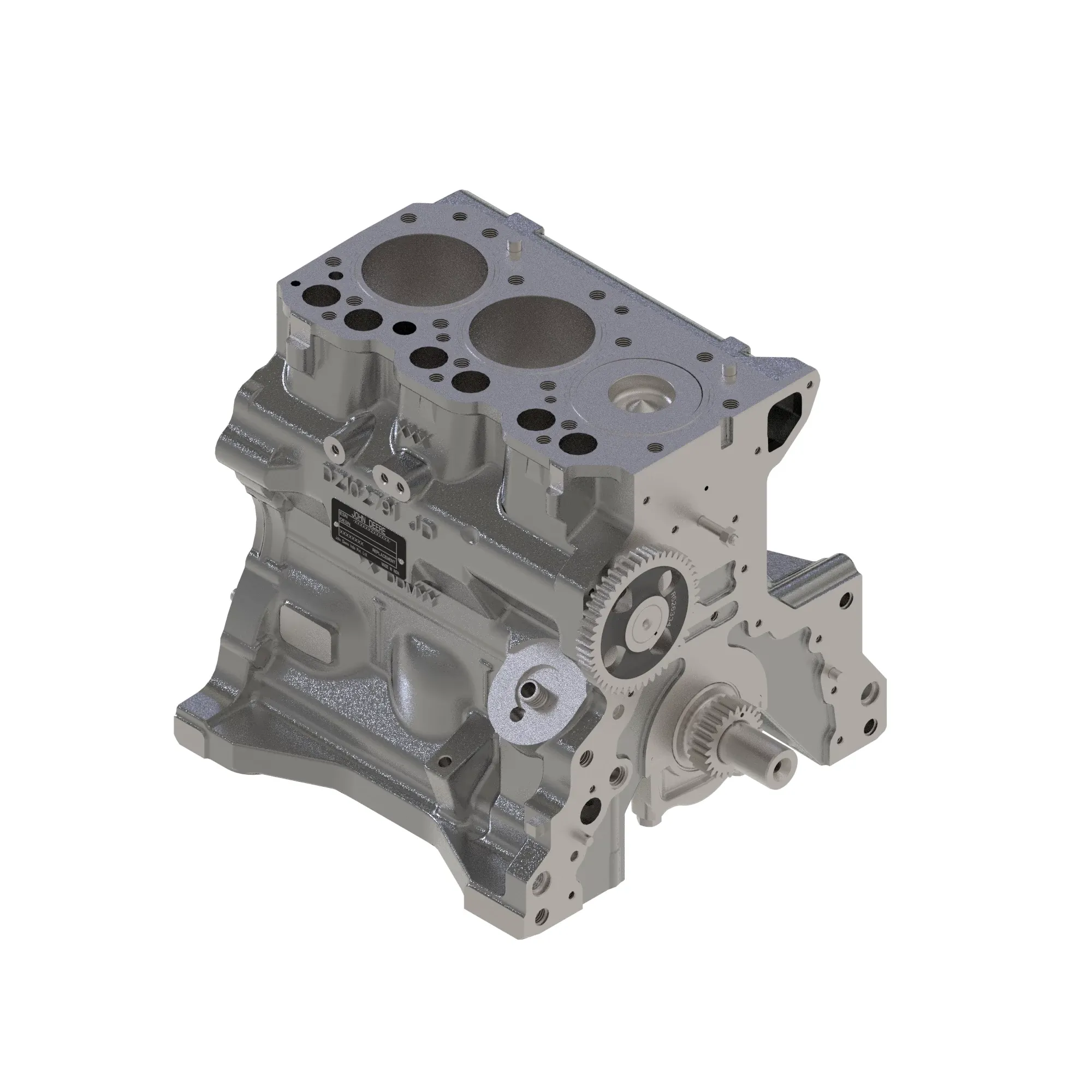 John Deere Short Block Assembly, 3.2 Liters - DZ128172