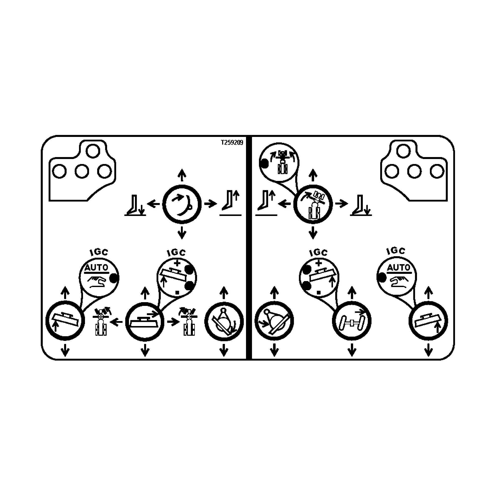 John Deere Joystick Label - T259209