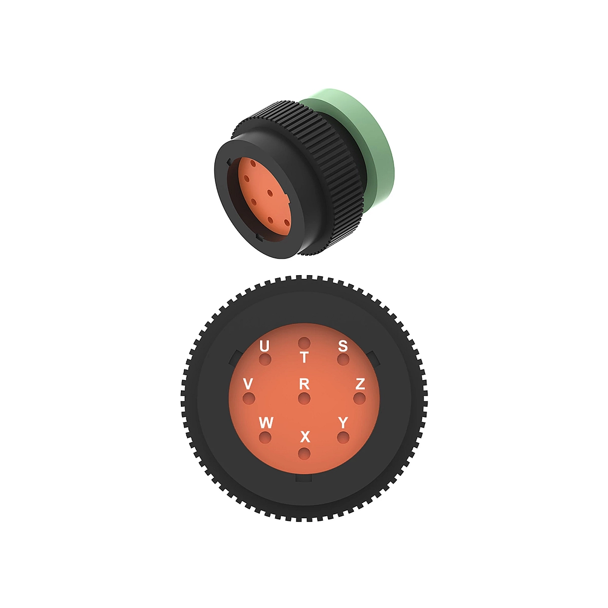 Deutsch Hdp 9 Socket Plug W/Ring
