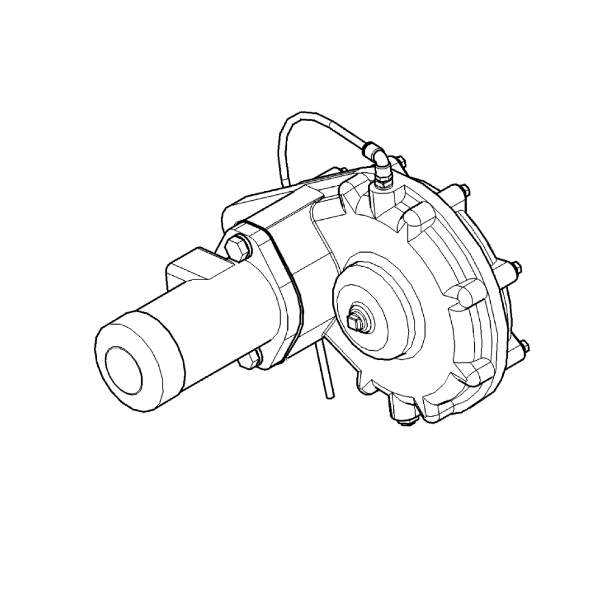 John Deere Dry Spreader Gearcase Hydraulic Motor - AKK29033
