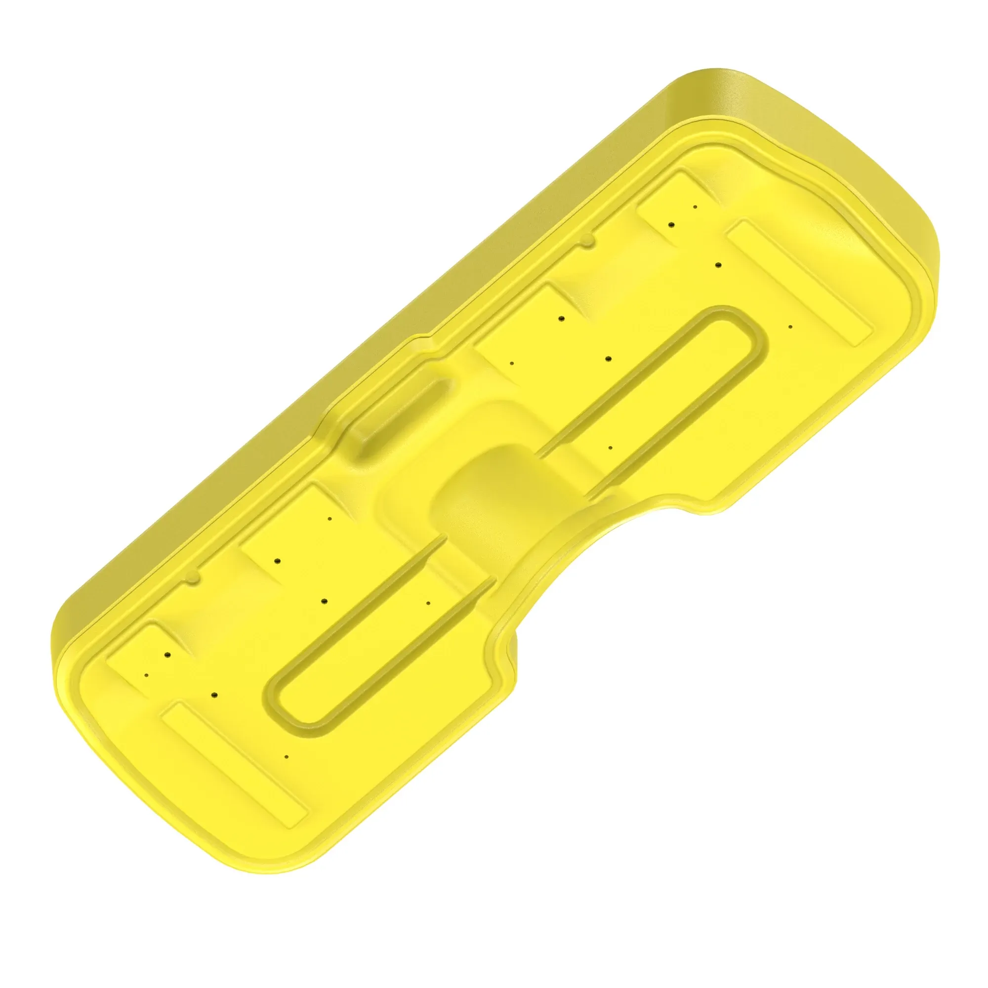 John Deere Yellow Base Bench Seat - AM140354