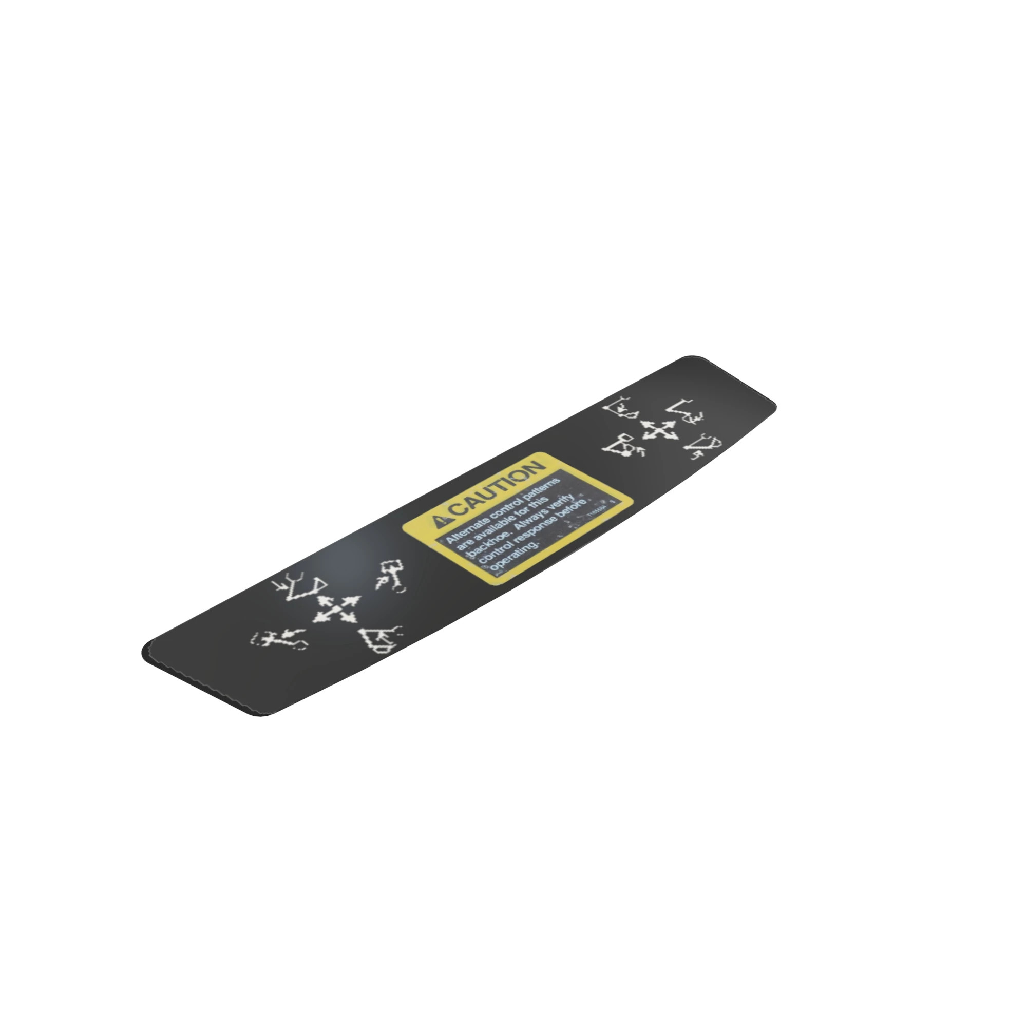 LABEL,BACKHOE CONTROL,2 LEVER BACKH