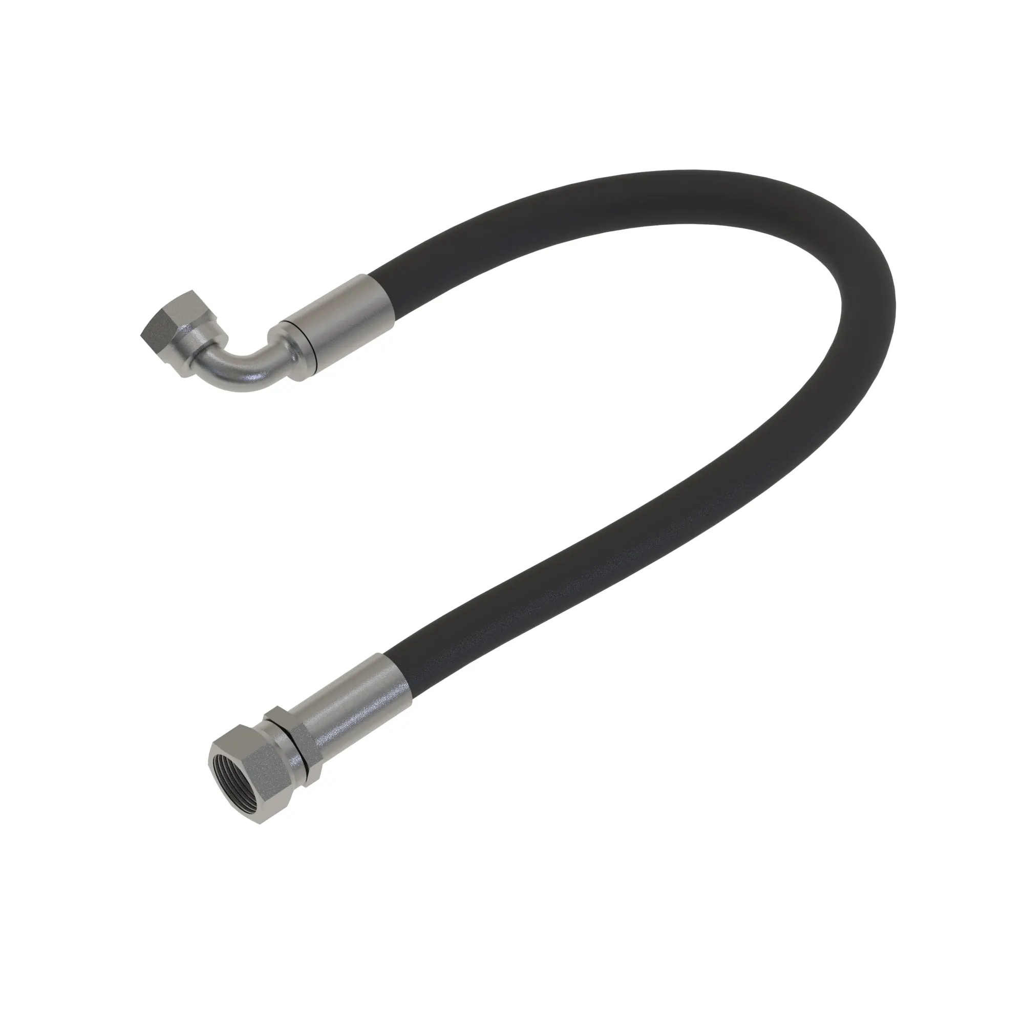 John Deere Steering Cylinder Head End Hydraulic Hose - RE565305