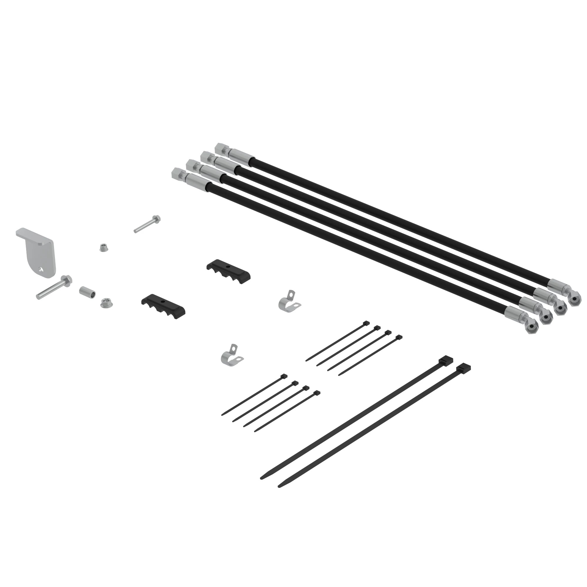 John Deere 2-Function Hoses and Parts - BW16635