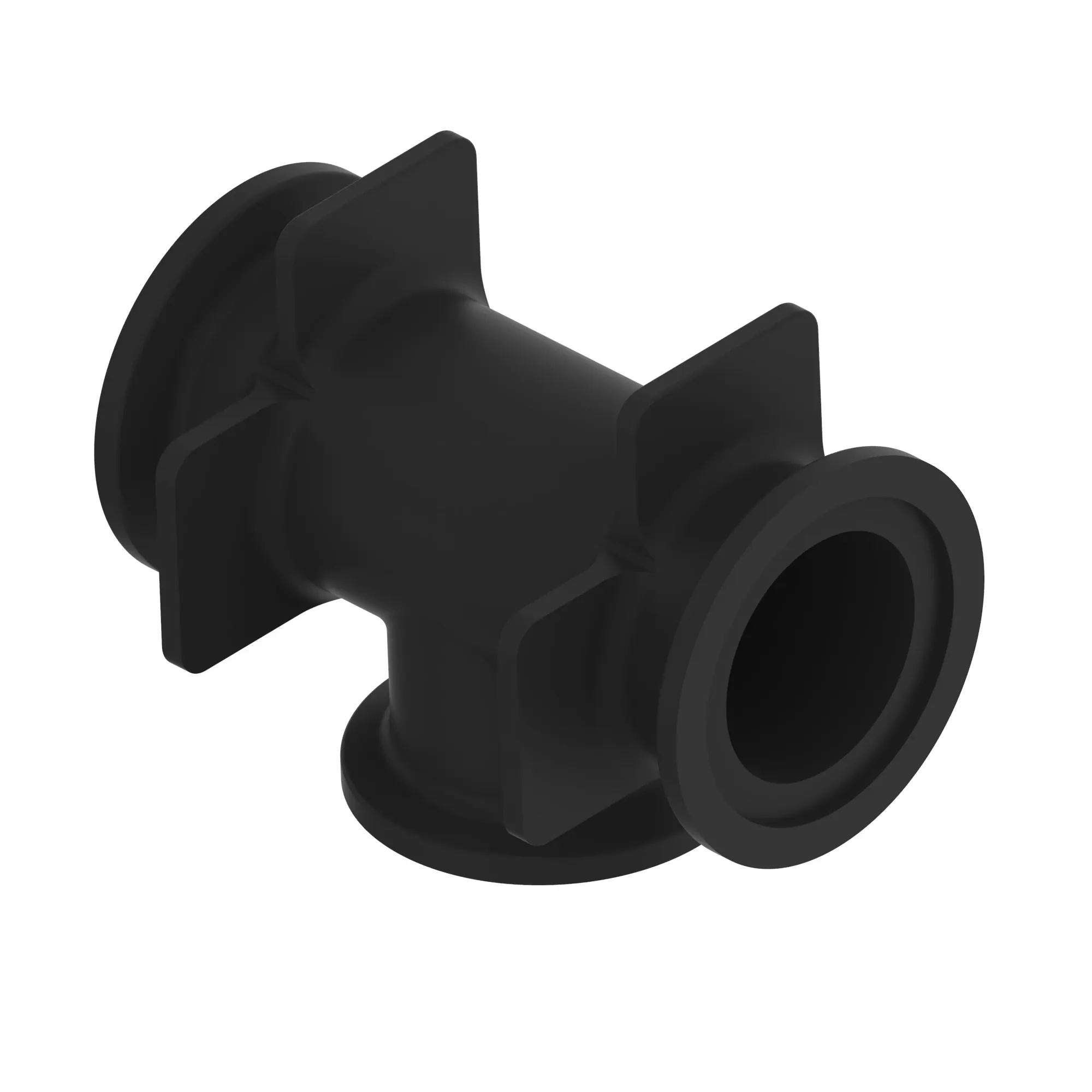 TEE FITTING, 2" FLANGED TEE X 1.5"