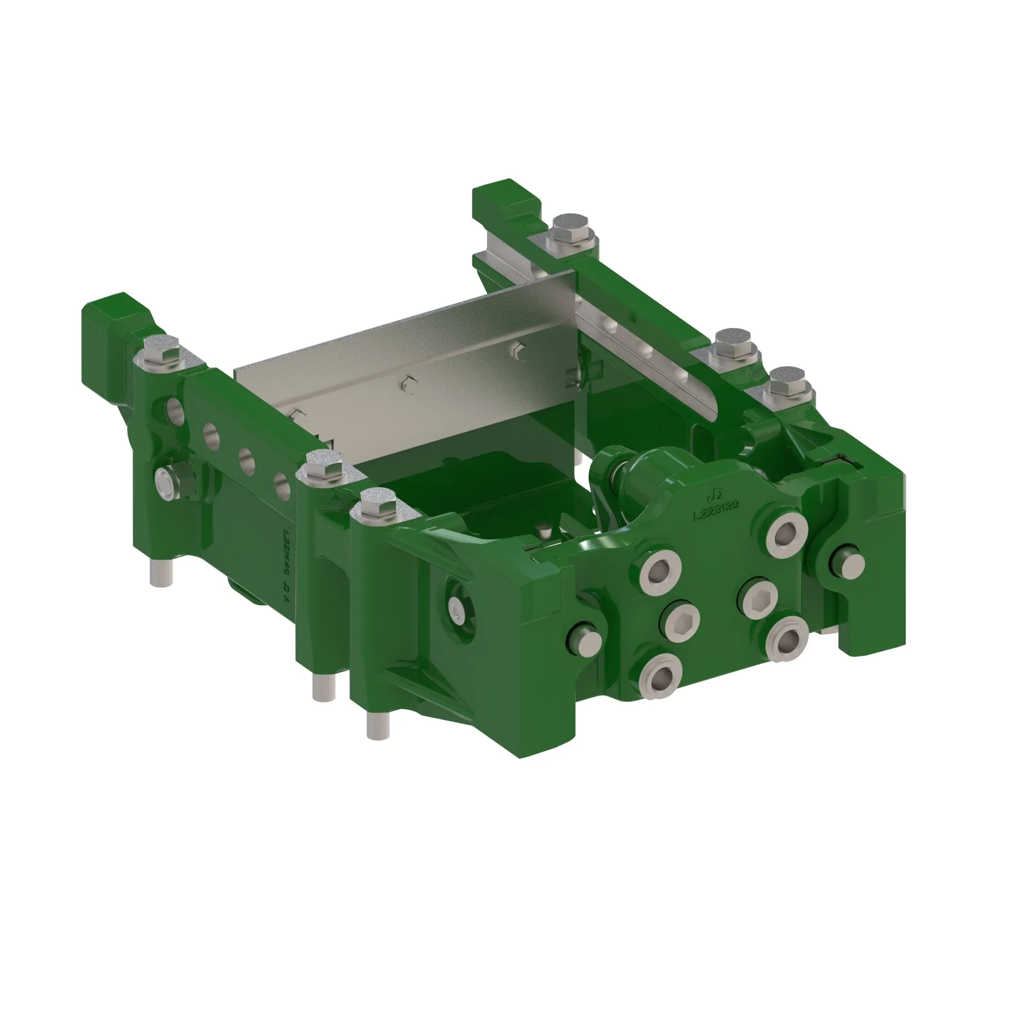 John Deere 3-In-1 Rail System Attachment with K80 Ball Type Hitch - BL17035