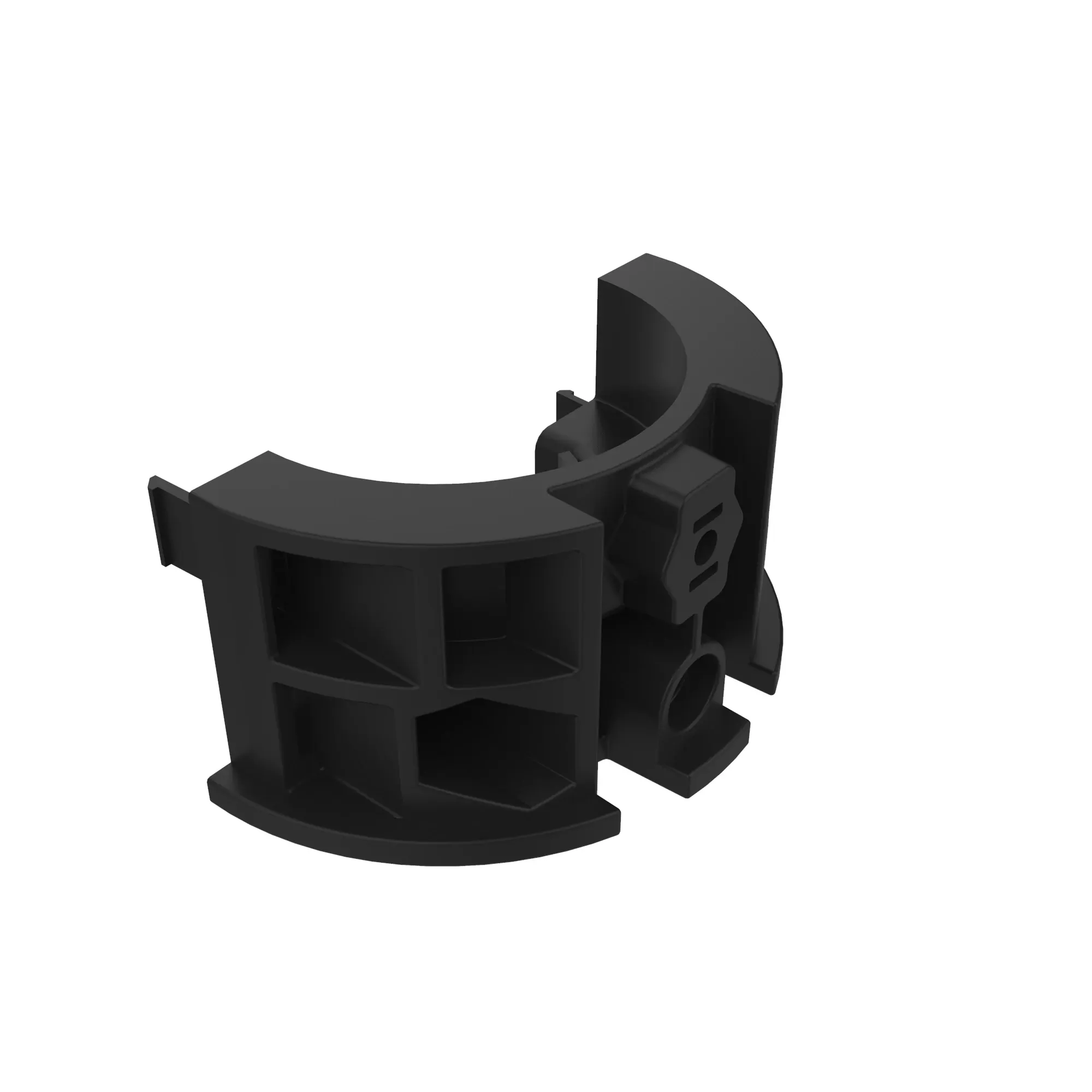 HALF CLAMP, CLAMP WITH INSERTED NUT