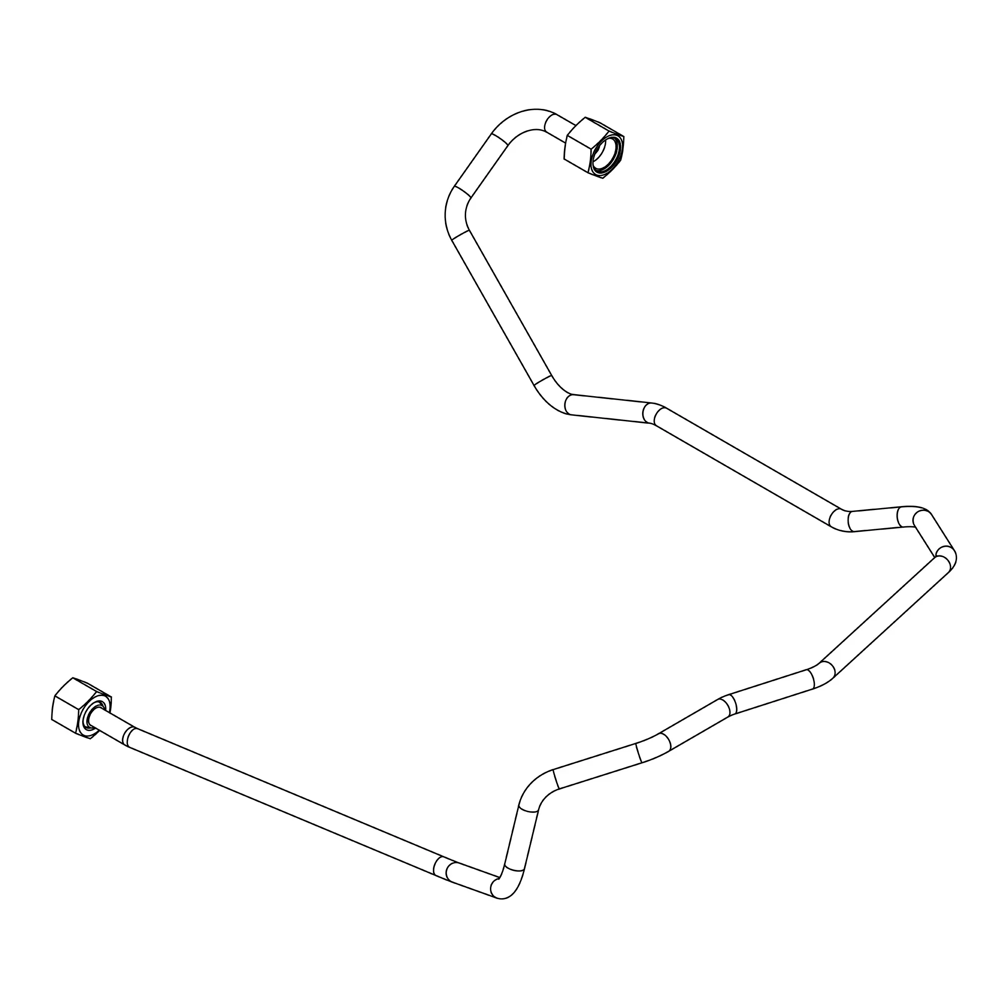 John Deere Fuel Line, Supply - RE572123