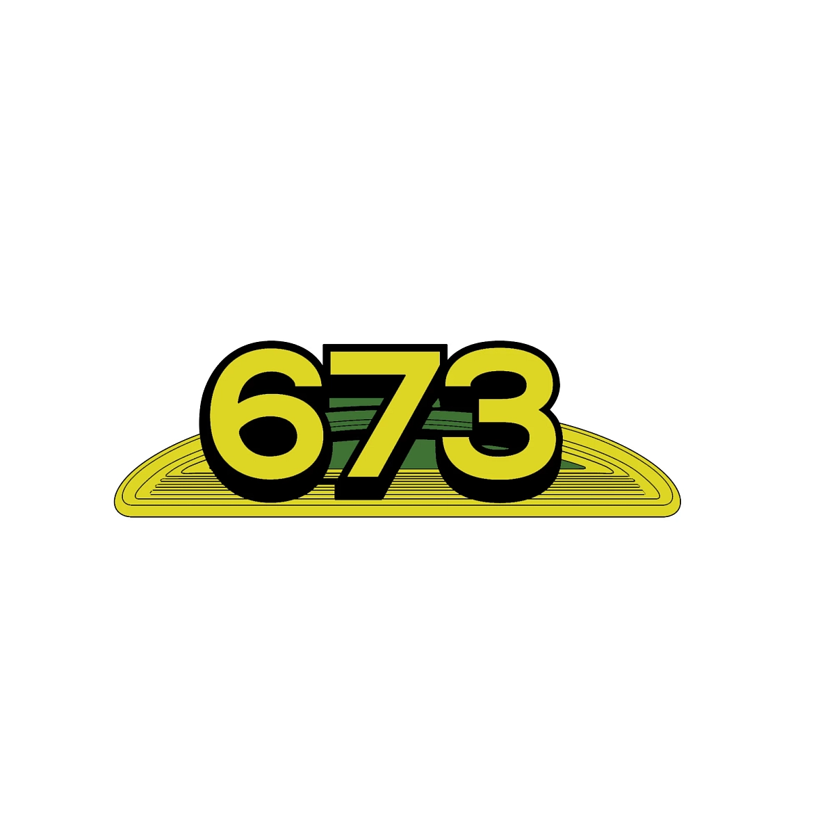 Label, Model No. (673)