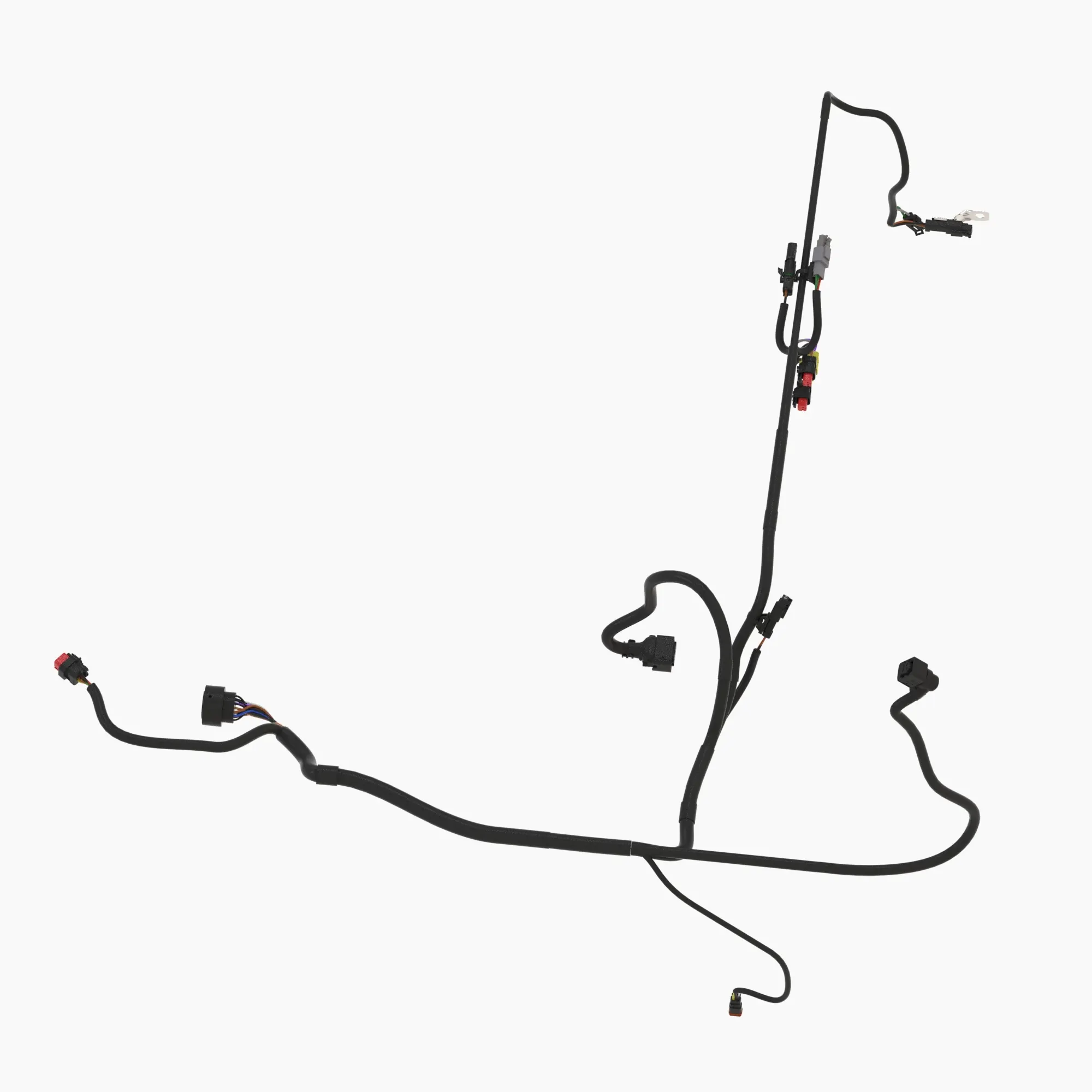 John Deere Baffle Wiring, Left Side - AT491994