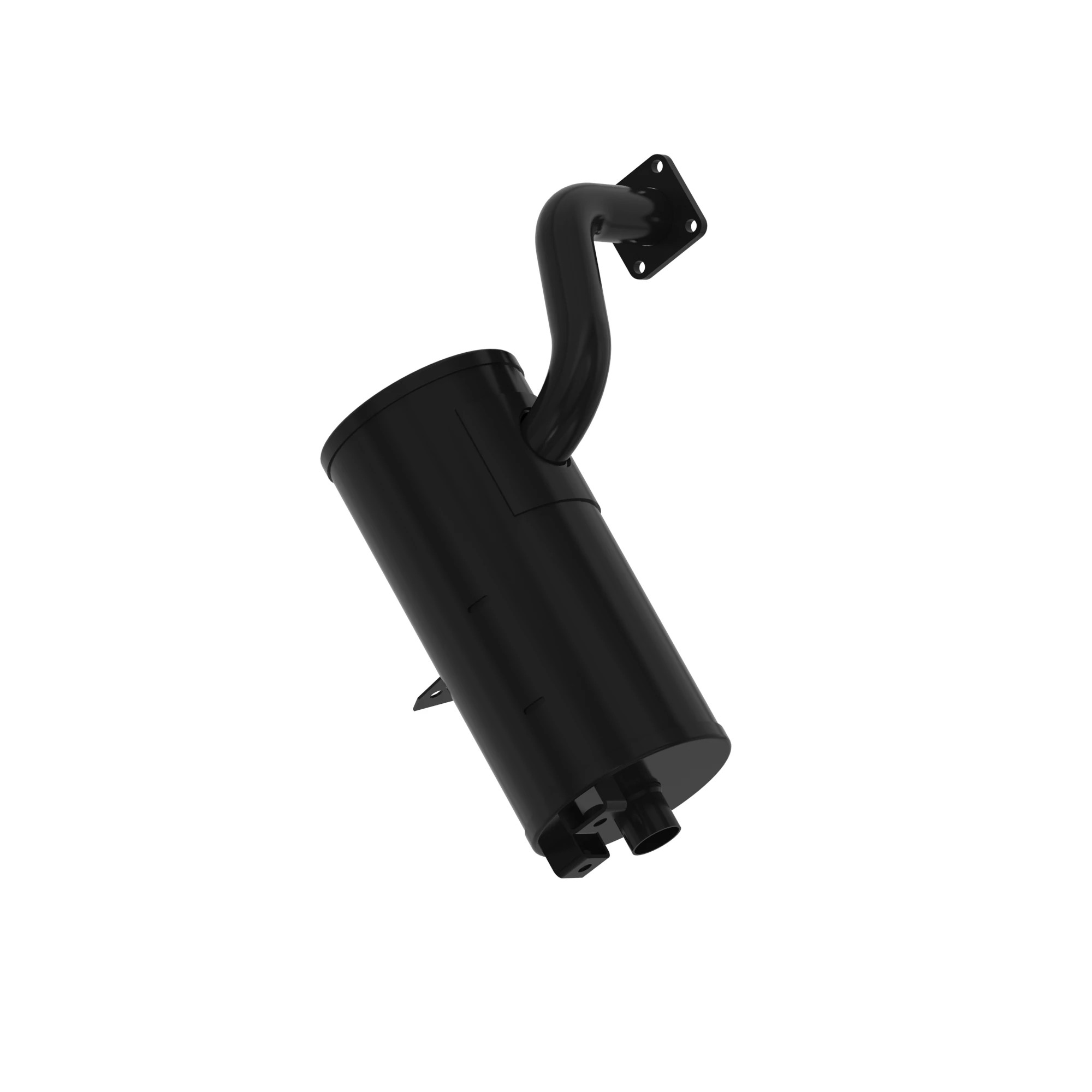 John Deere Round Shaped Muffler Assembly - TCA25273