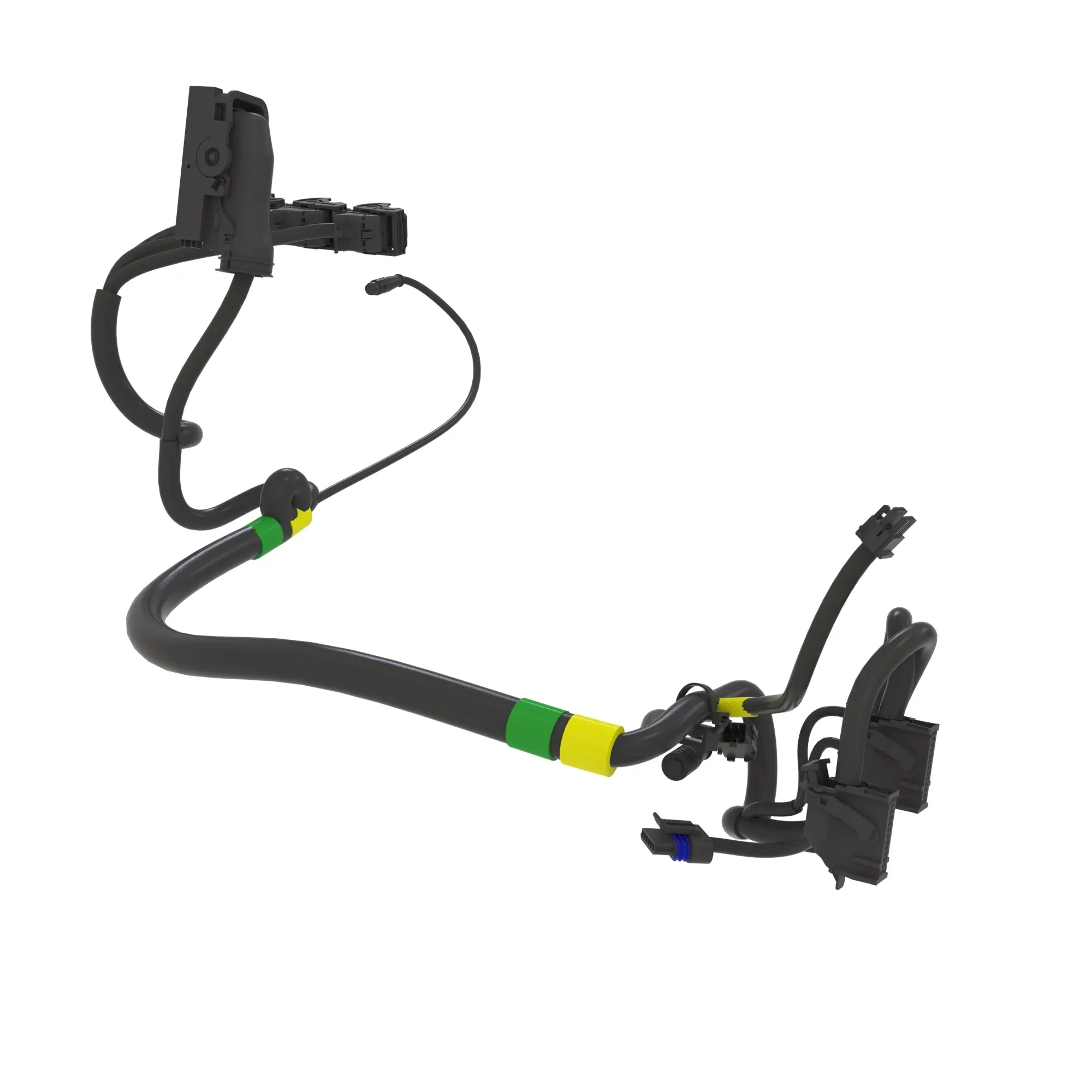 Armrest harness w Ethernet cable