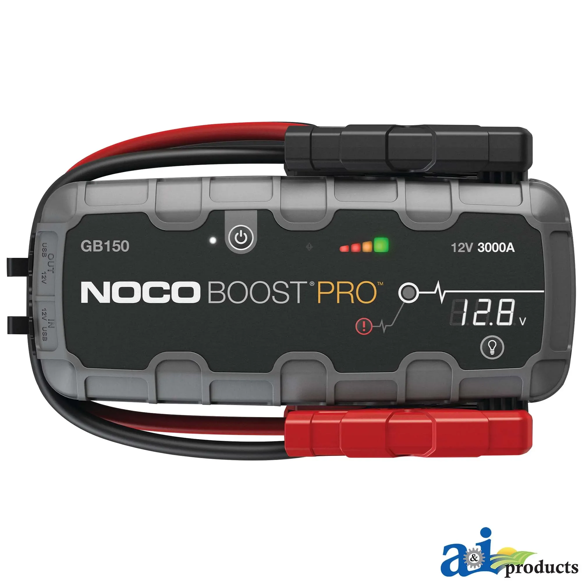 A&I Products NOCO Portable Lithium-Ion Battery Jump Starter, 12 Volt, 3000 Ampere - A-GB150