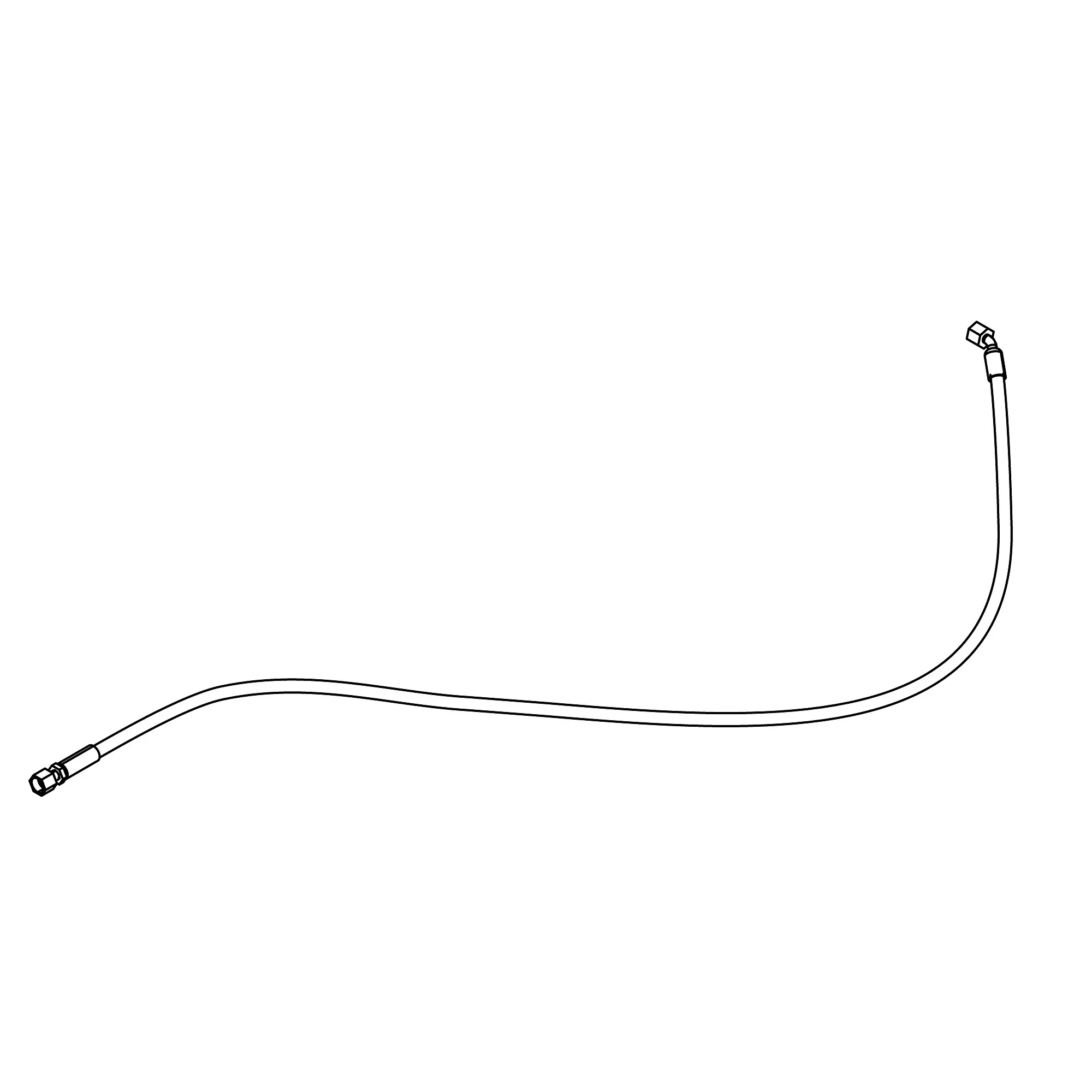 John Deere Outer Fold Rod Hydraulic Hose - AKK22612